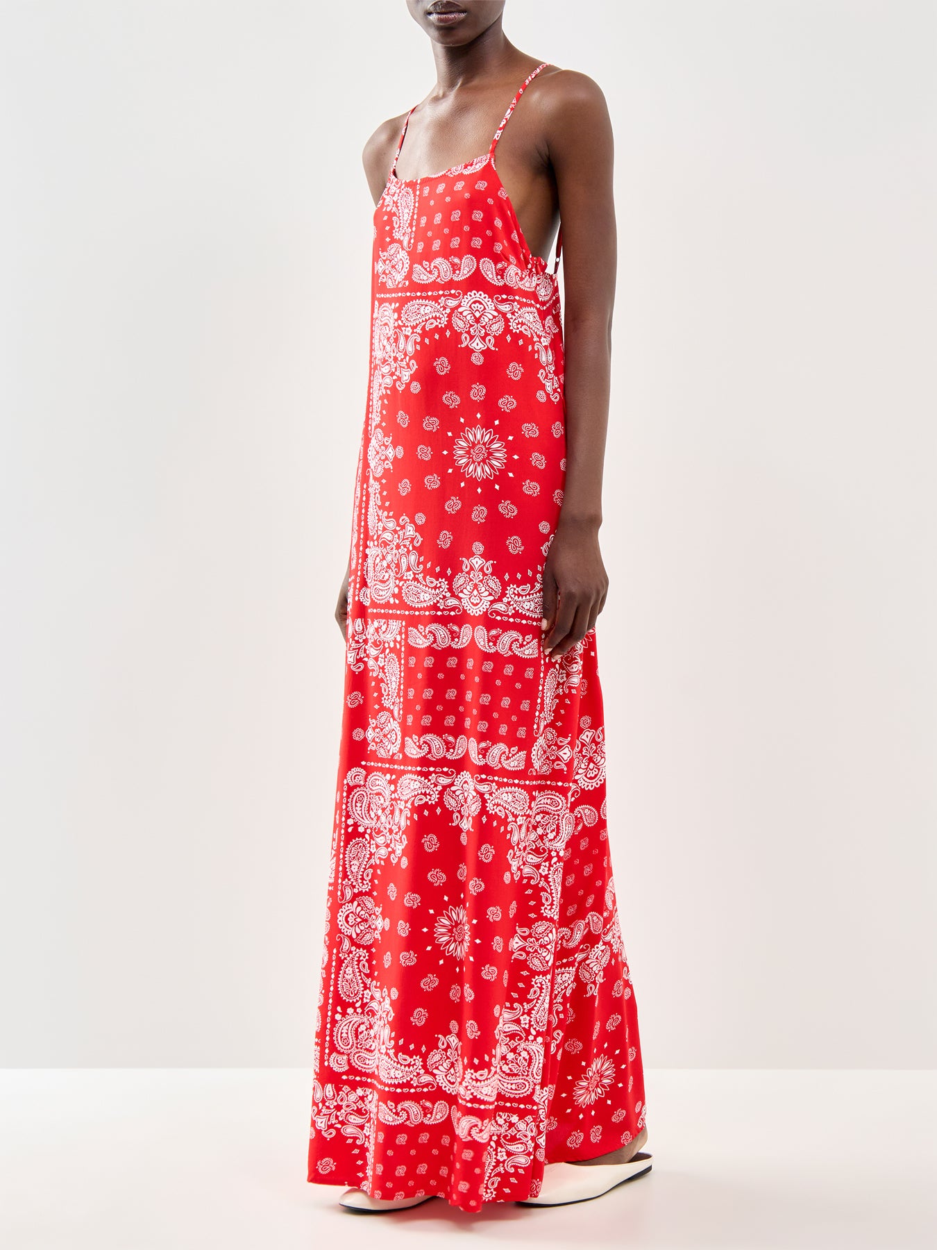 Amber Long Strap Midi Dress Multi