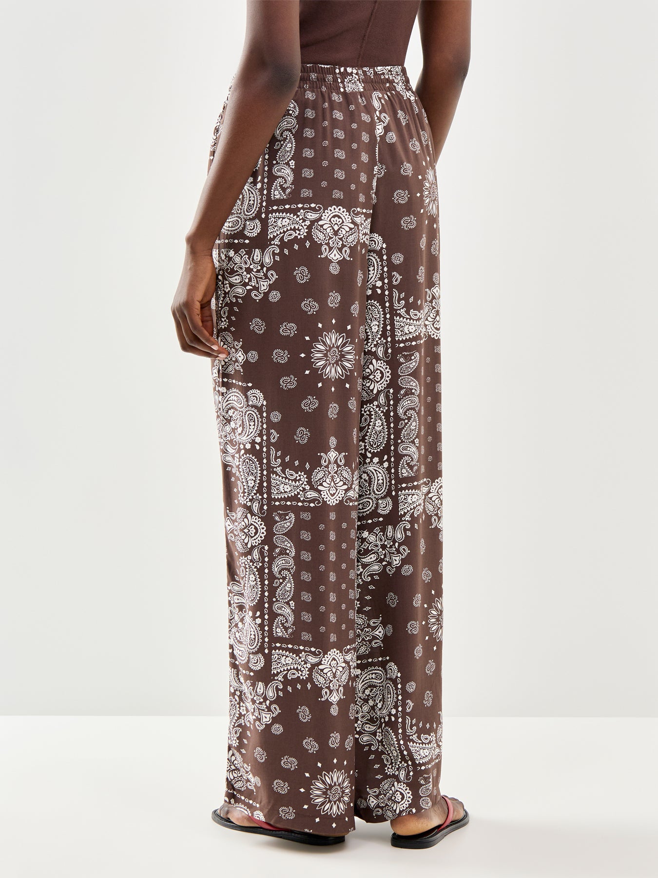 Onlkavi Wide Leg Pants Brown