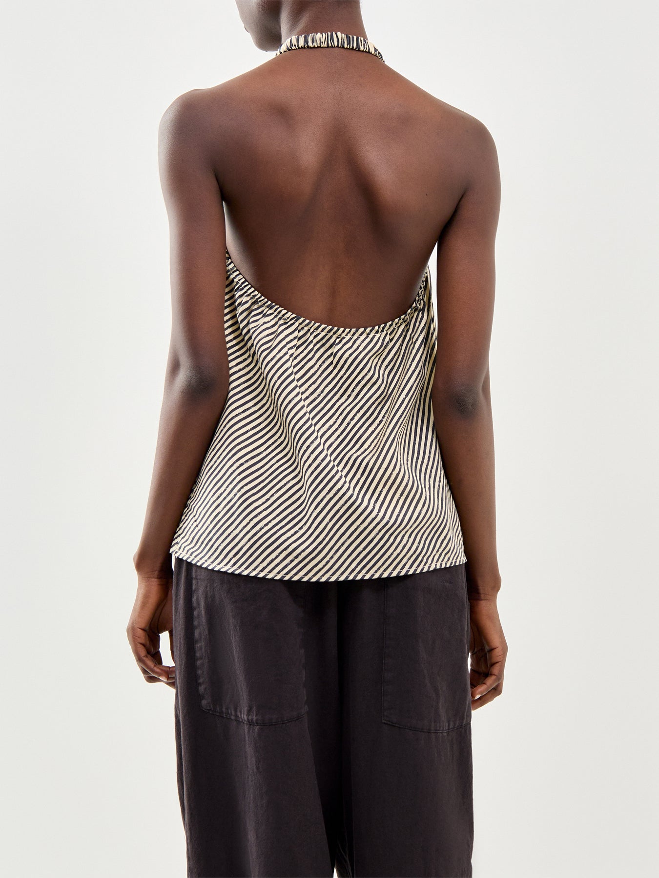 Rosa Jeona Halter Top Striped