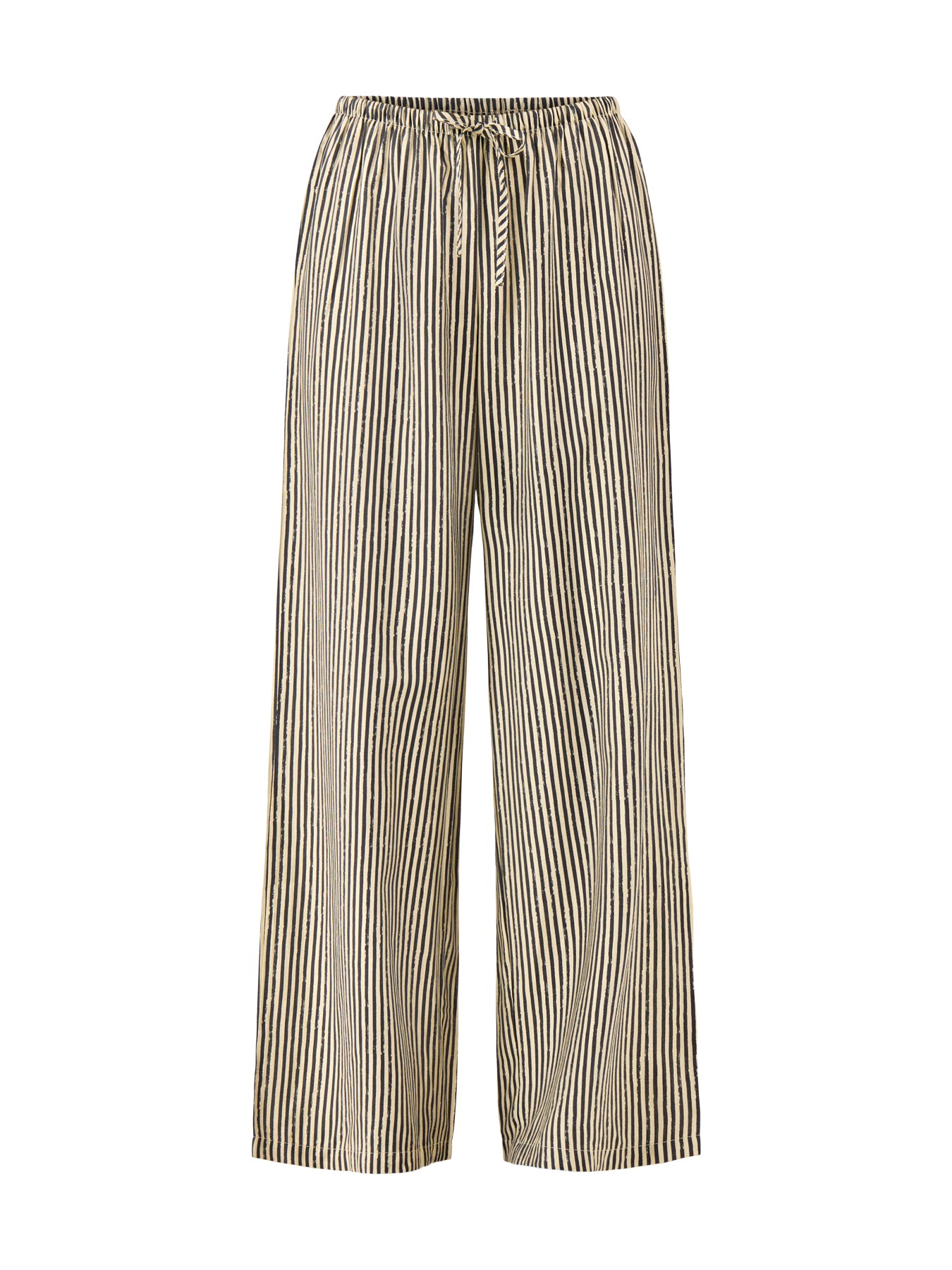 Jeona Stripe Pull Up Pants Striped
