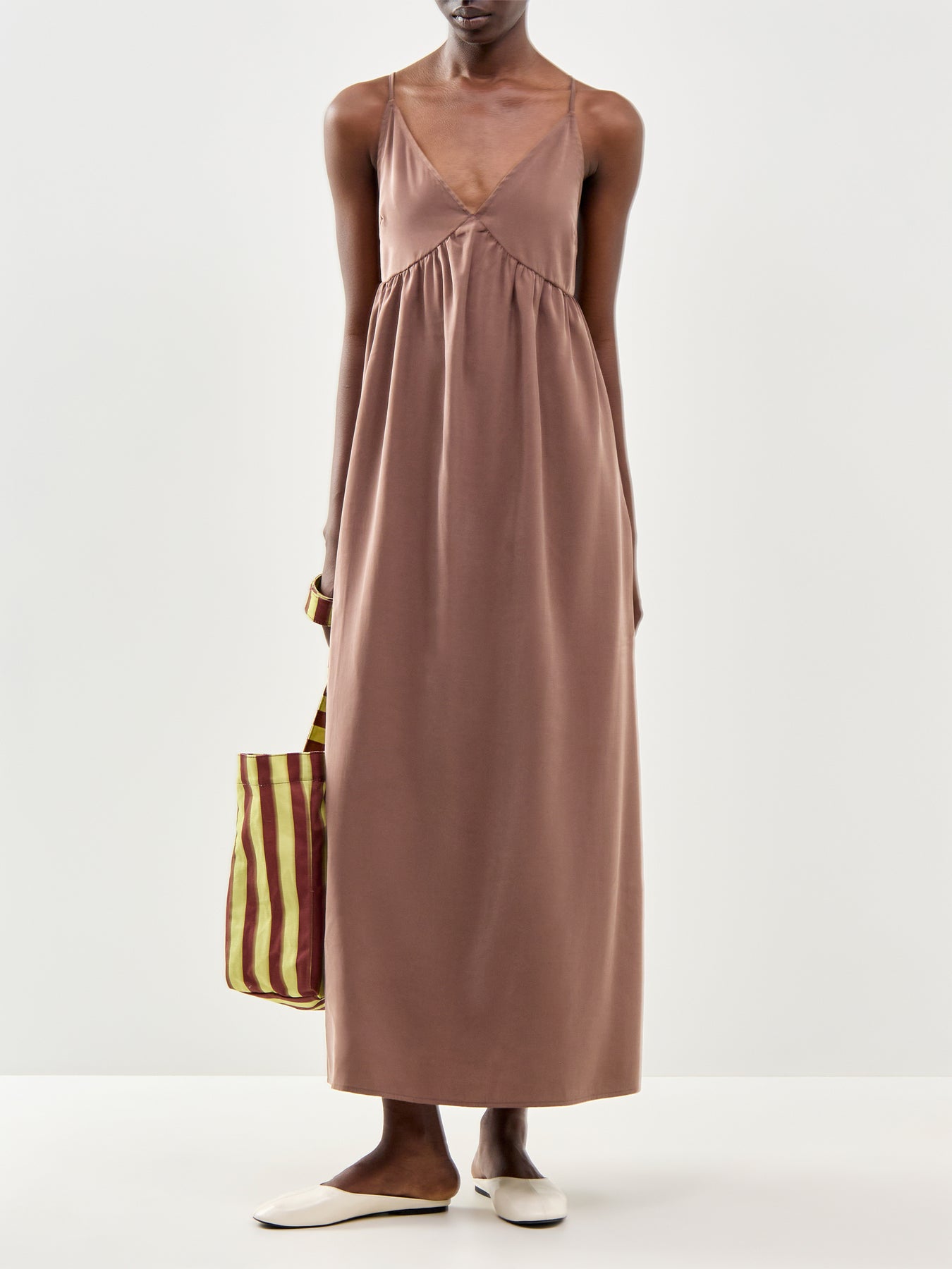 Aaliyah Long Dress Brown