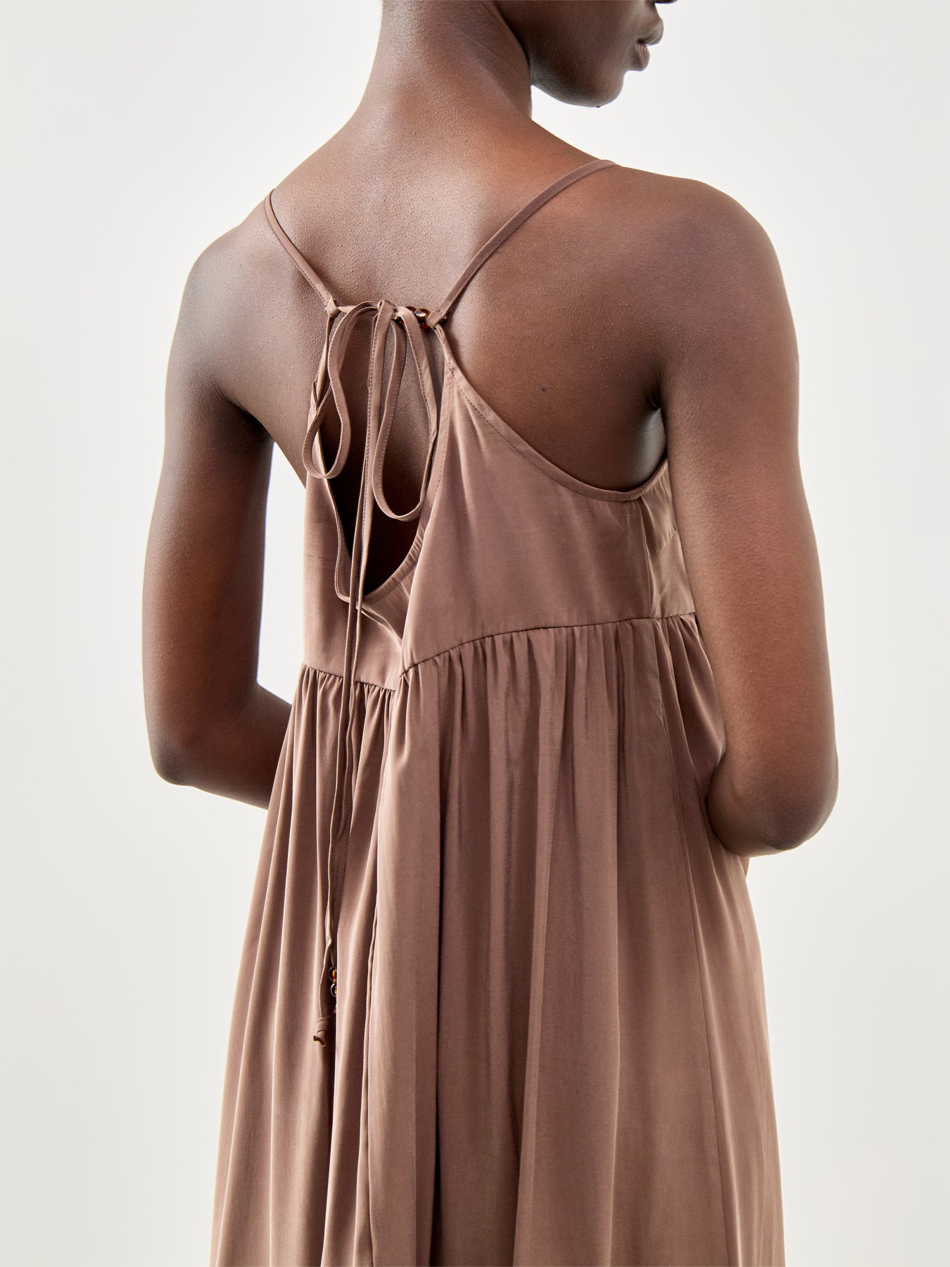 Aaliyah Long Dress Brown