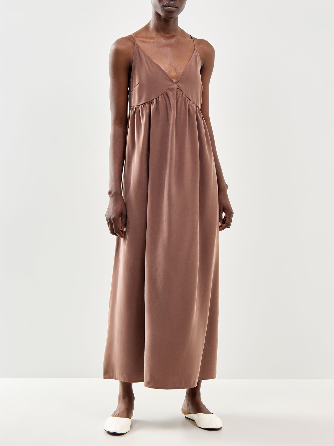 Aaliyah Long Dress Brown