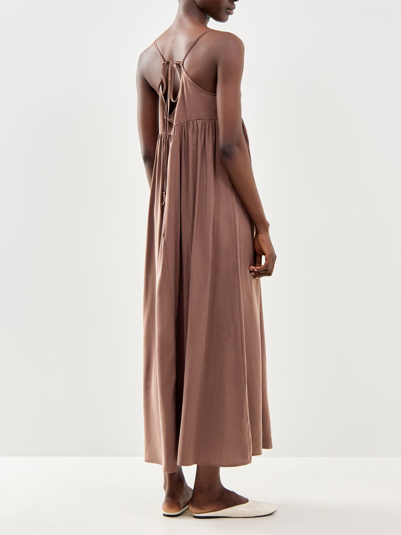 Aaliyah Long Dress Brown