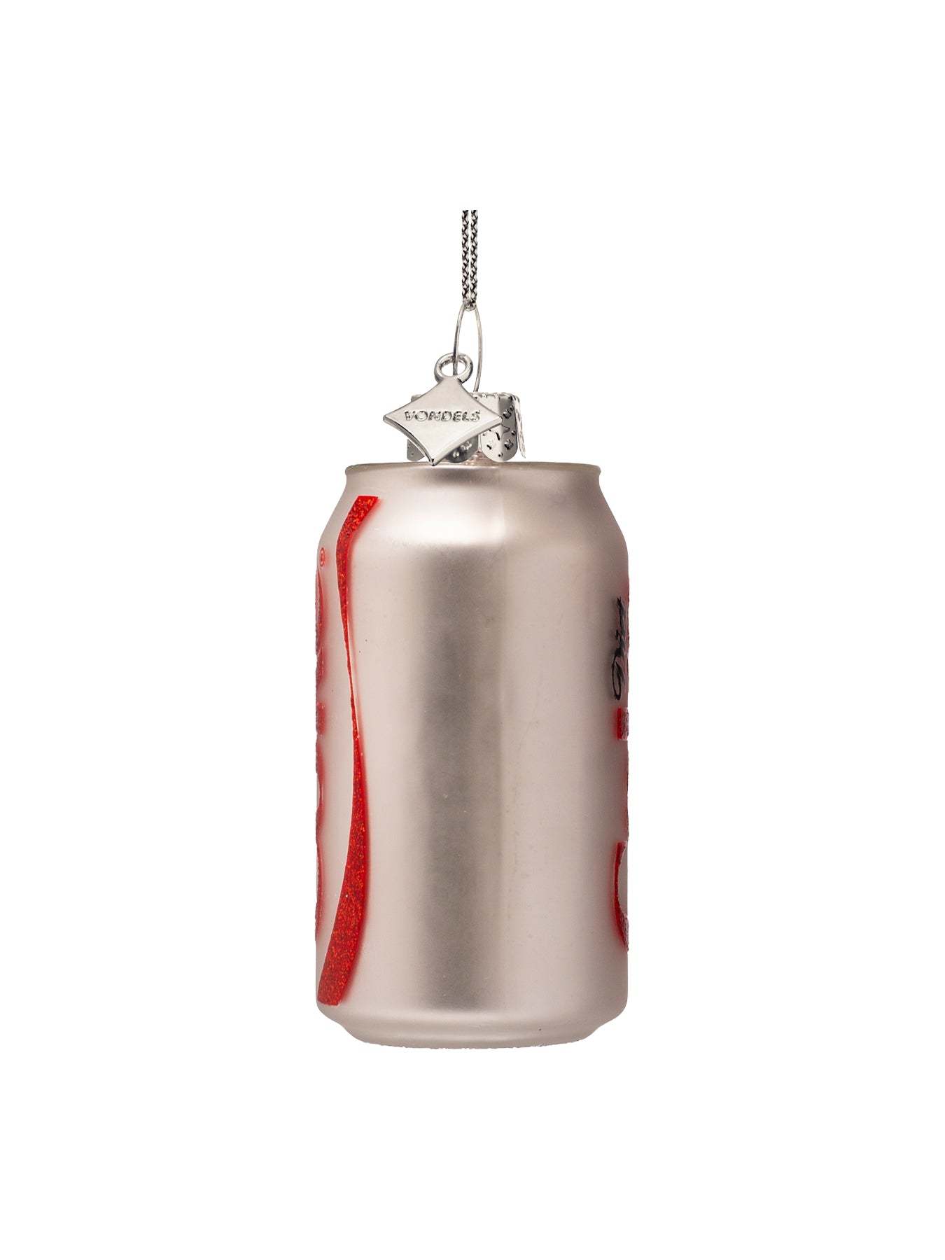 Diet Coke Can Glass Christmas Decoration 8cm