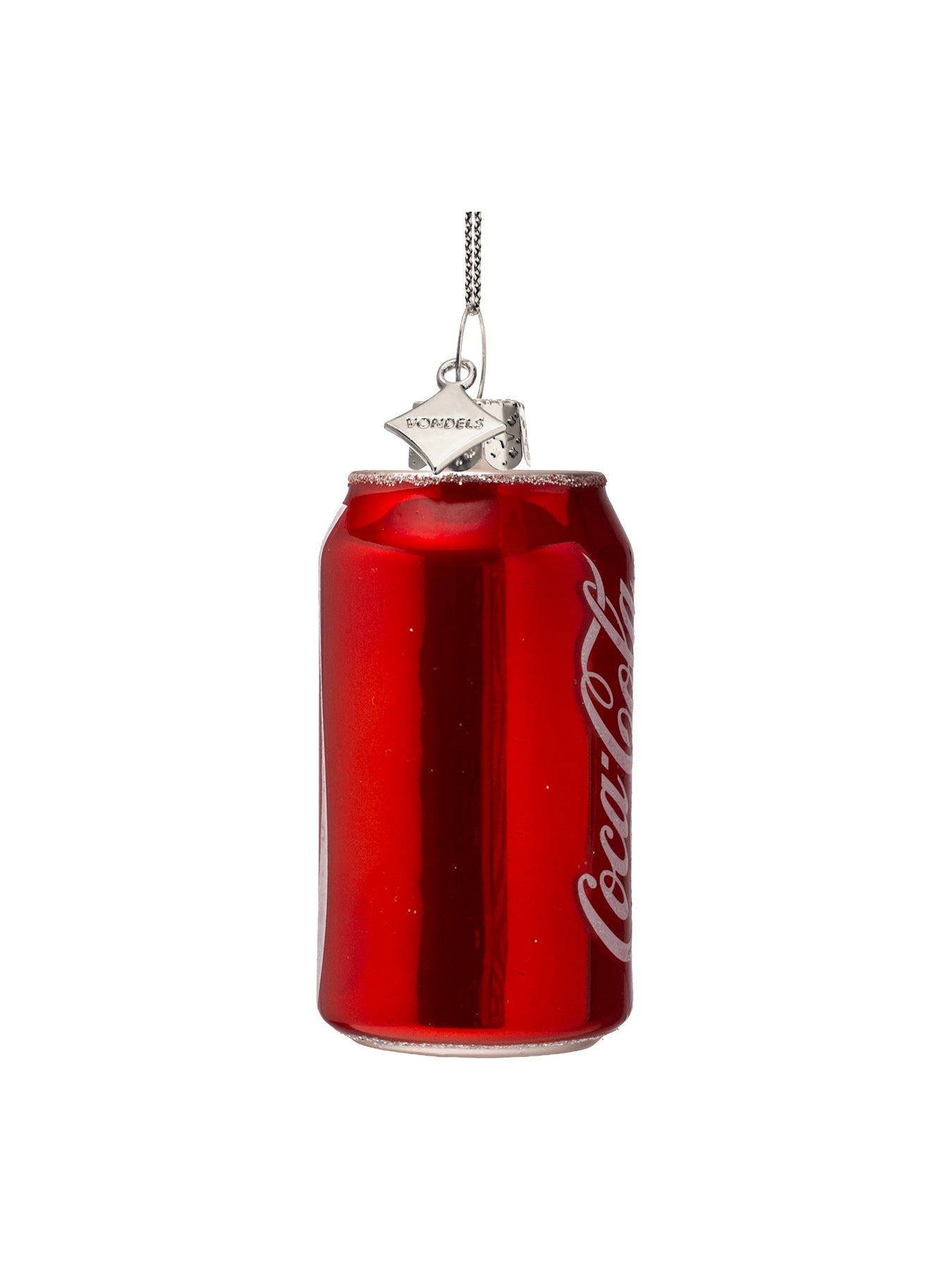 Coca-Cola Can Glass Christmas Decoration 8cm