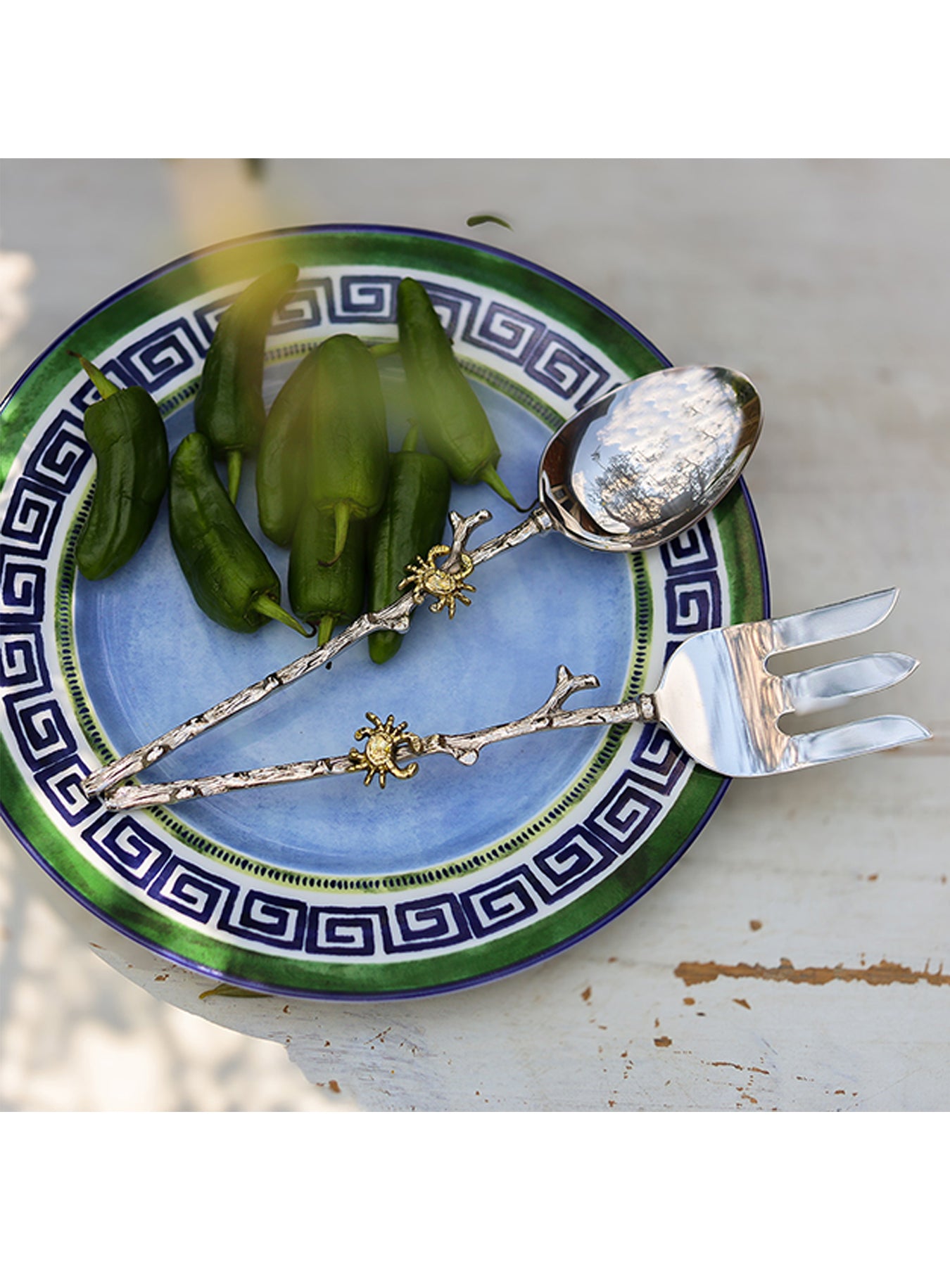 Set of Crab Salad Servers