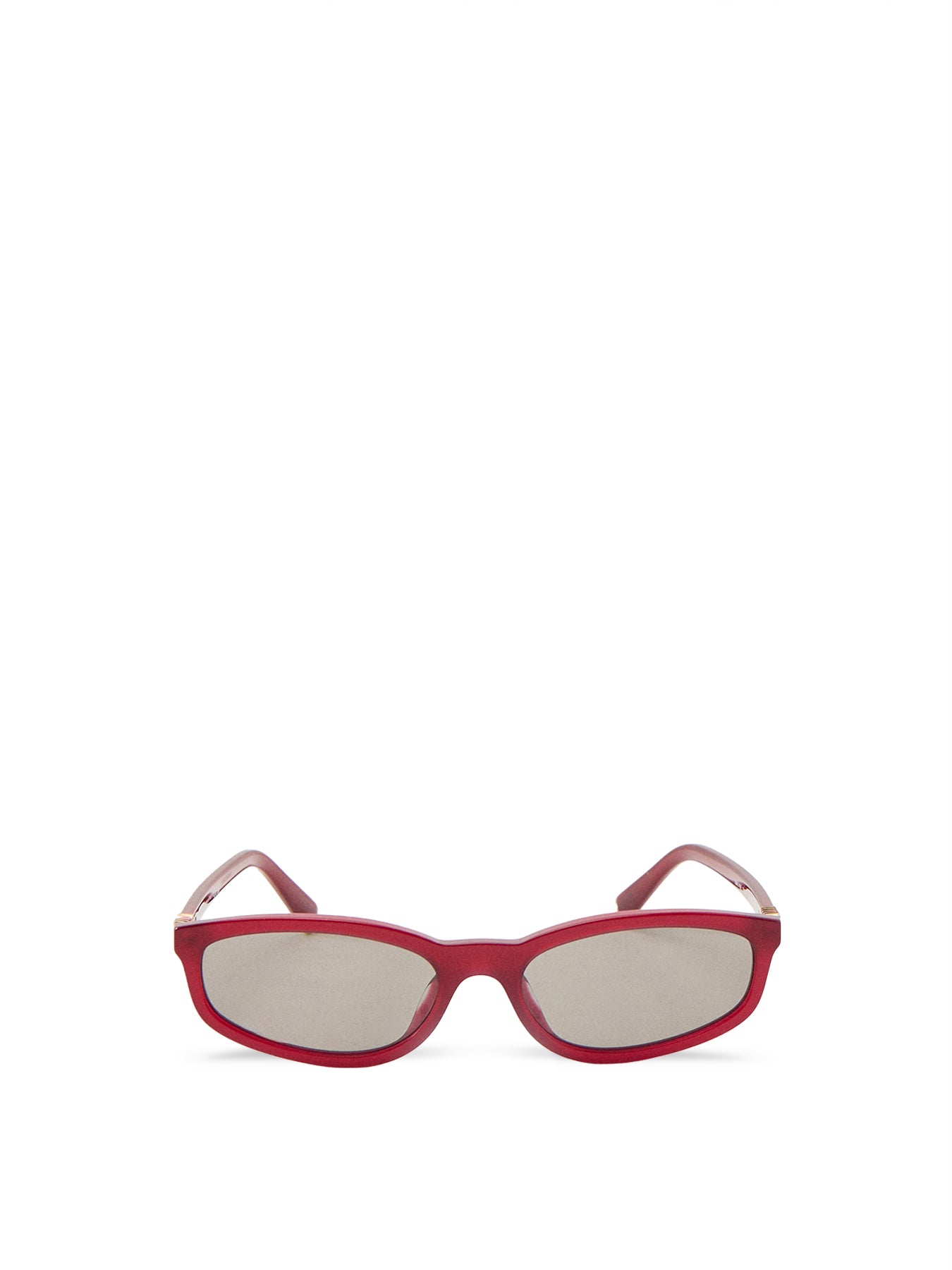 Narrow Sunglasses Burgundy
