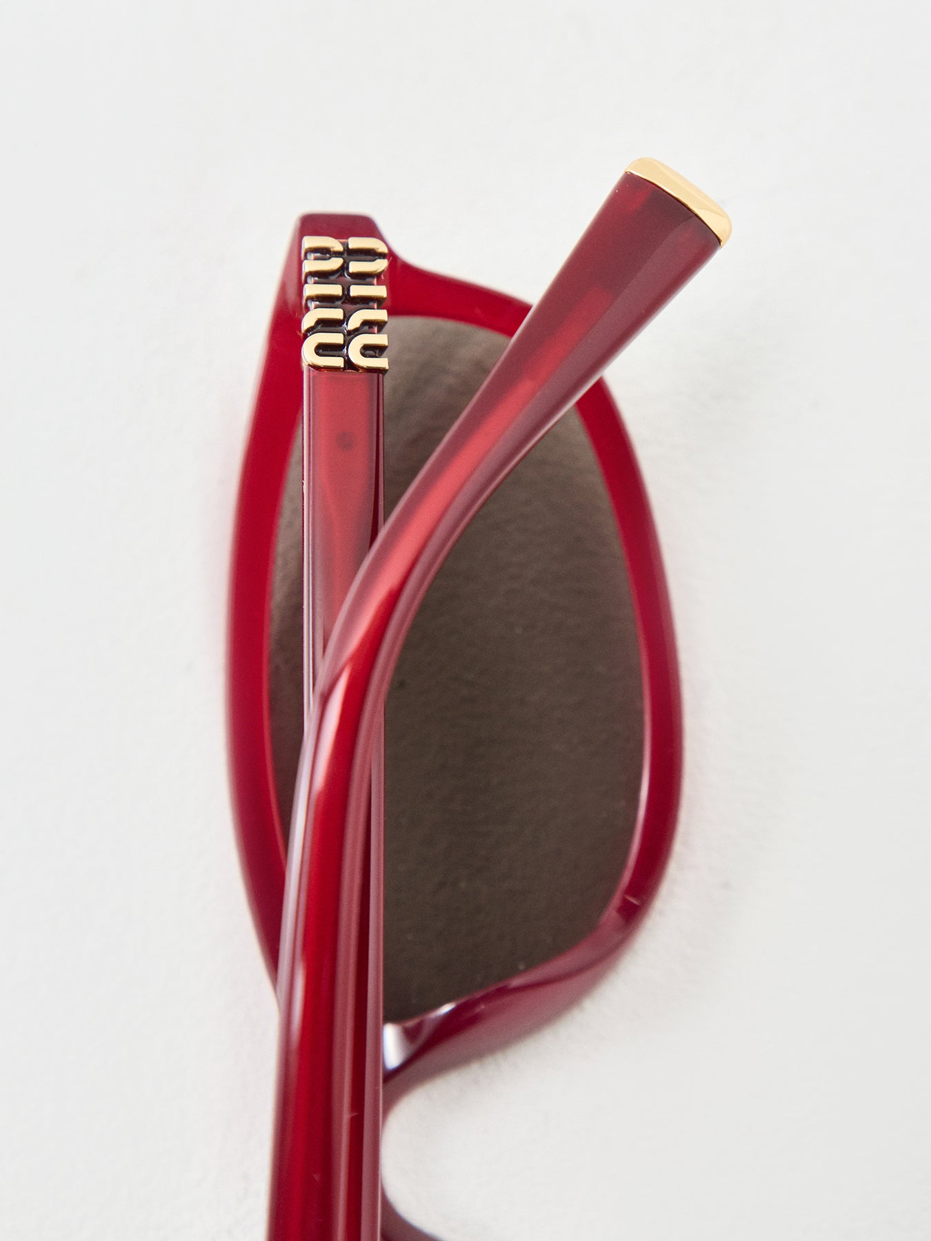 Narrow Sunglasses Burgundy