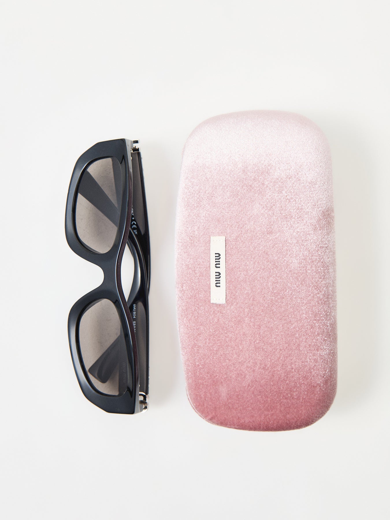 0MU B04S Black Acetate Sunglasses Black
