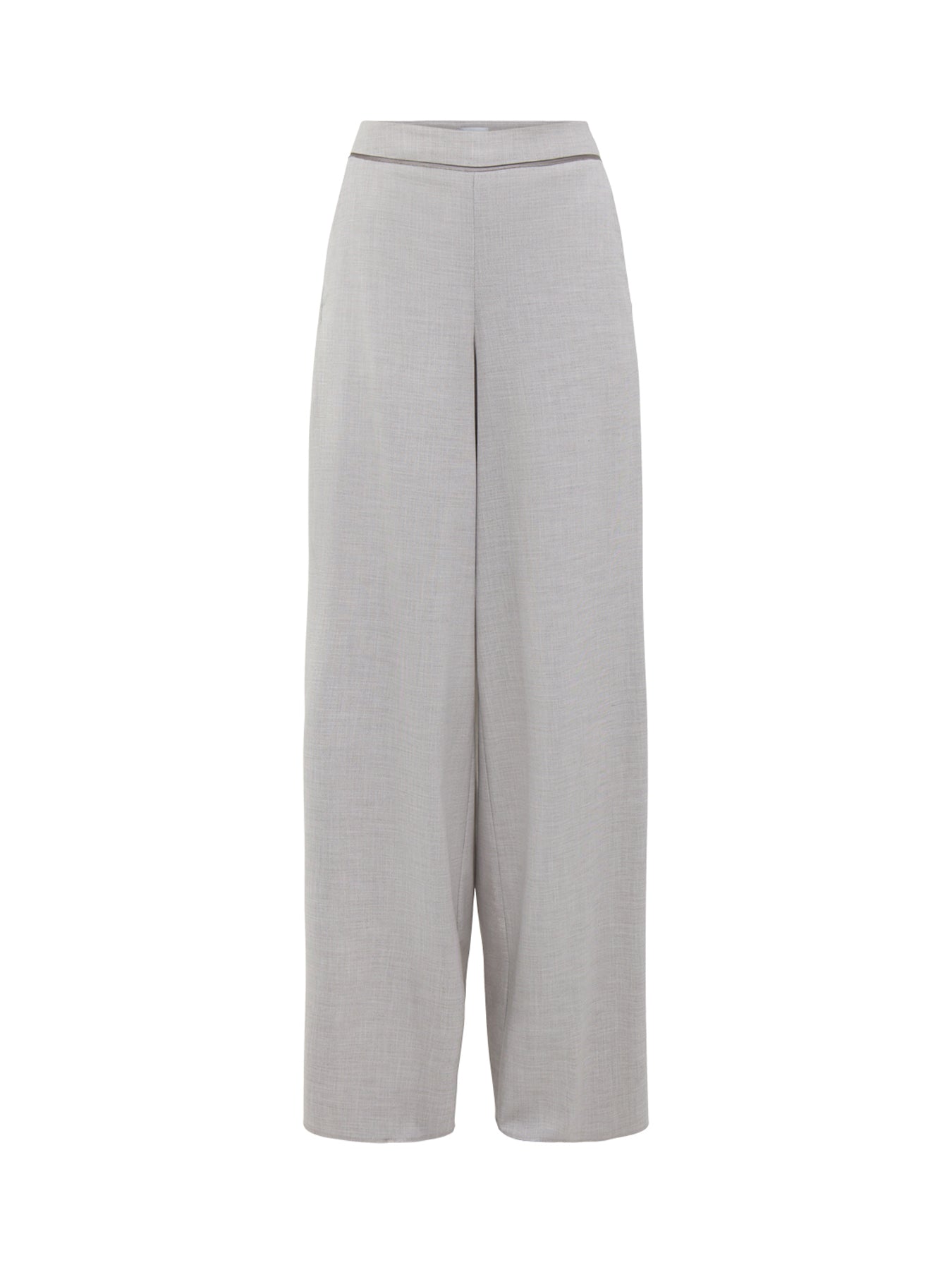 Pausa Wide Leg Trousers Light Grey