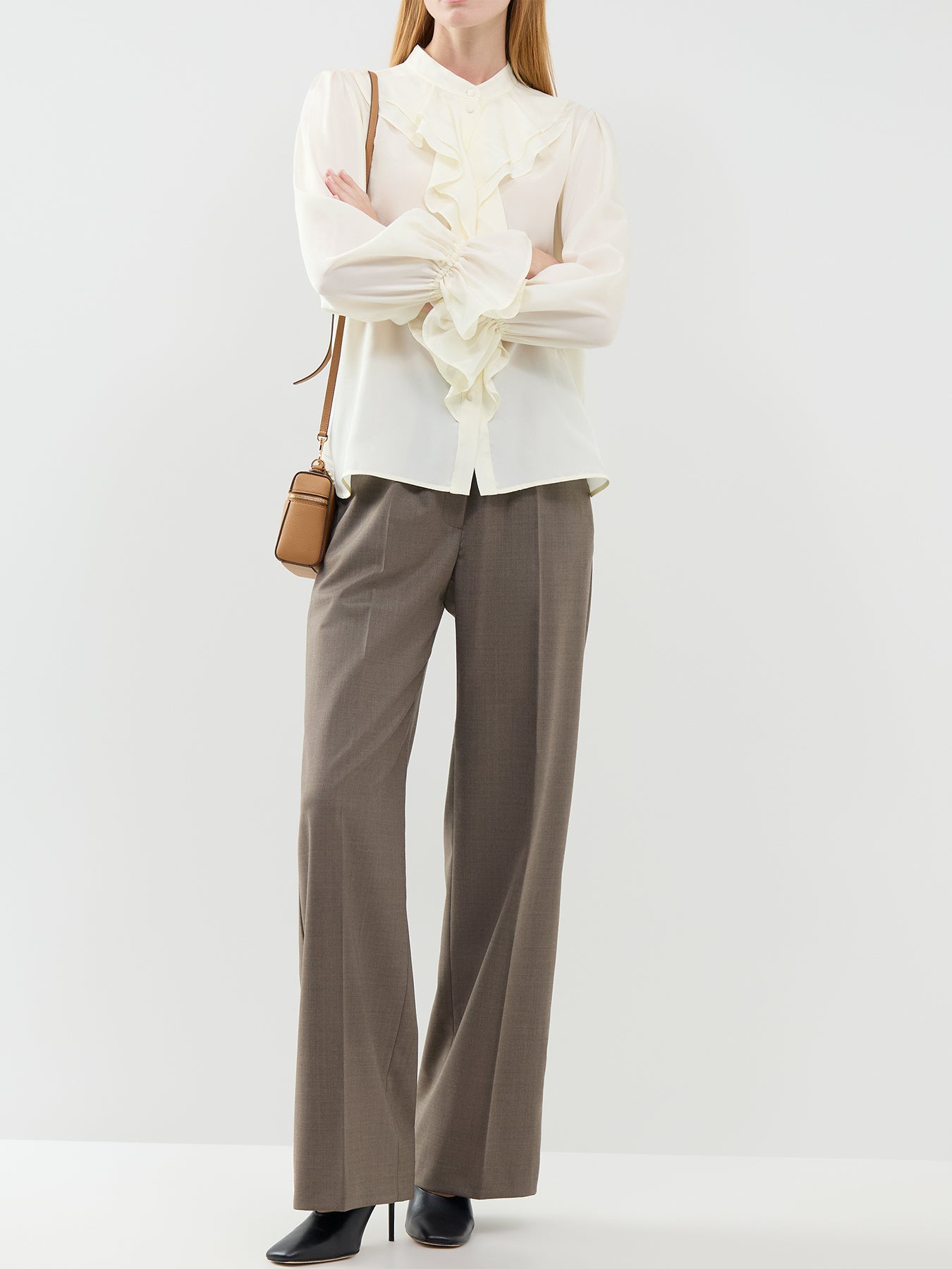 Caldaia Silk Blouse White