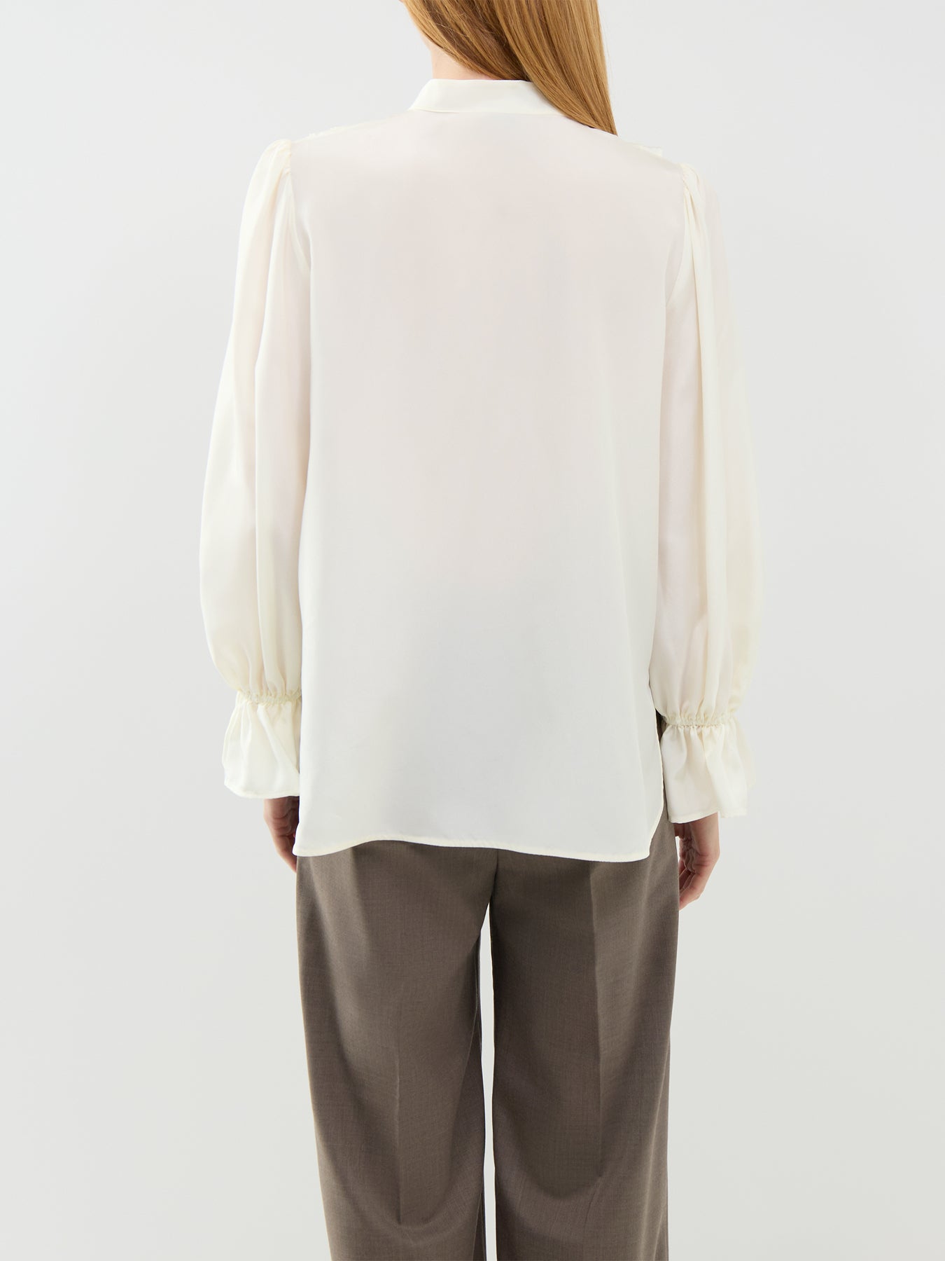 Caldaia Silk Blouse White