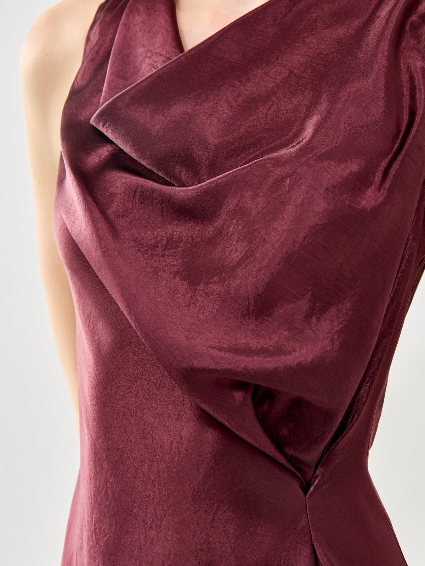 Libero Midi Dress Burgundy