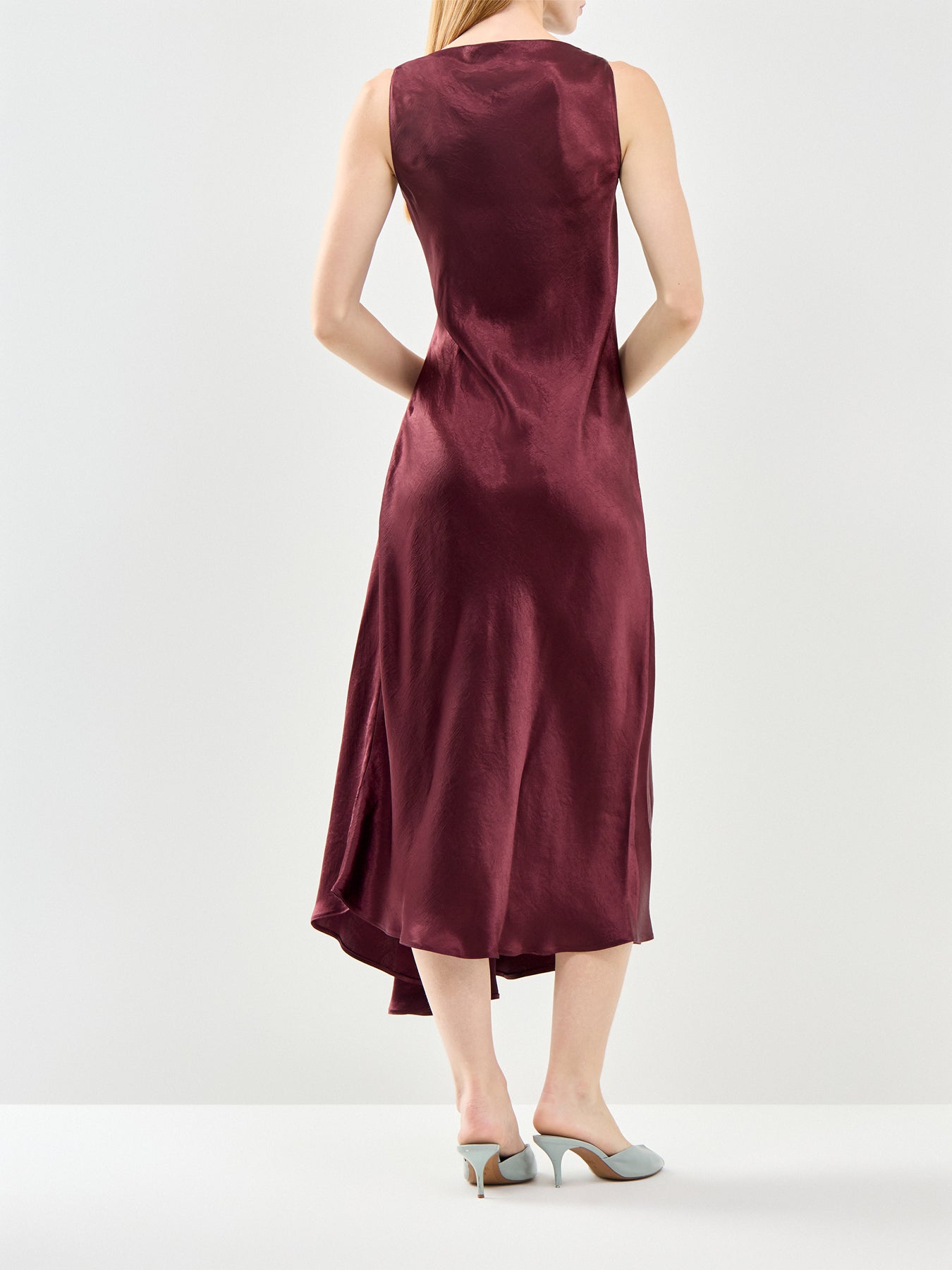 Libero Midi Dress Burgundy