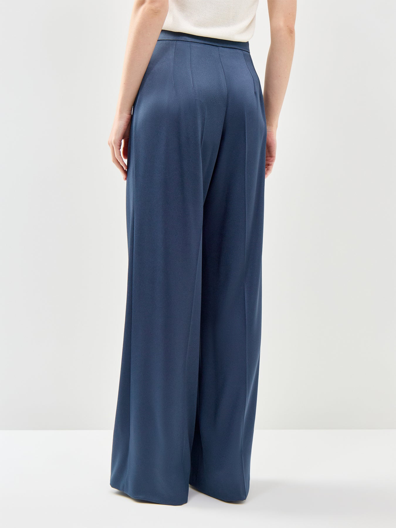 Pesi Wide Leg Trousers Blue