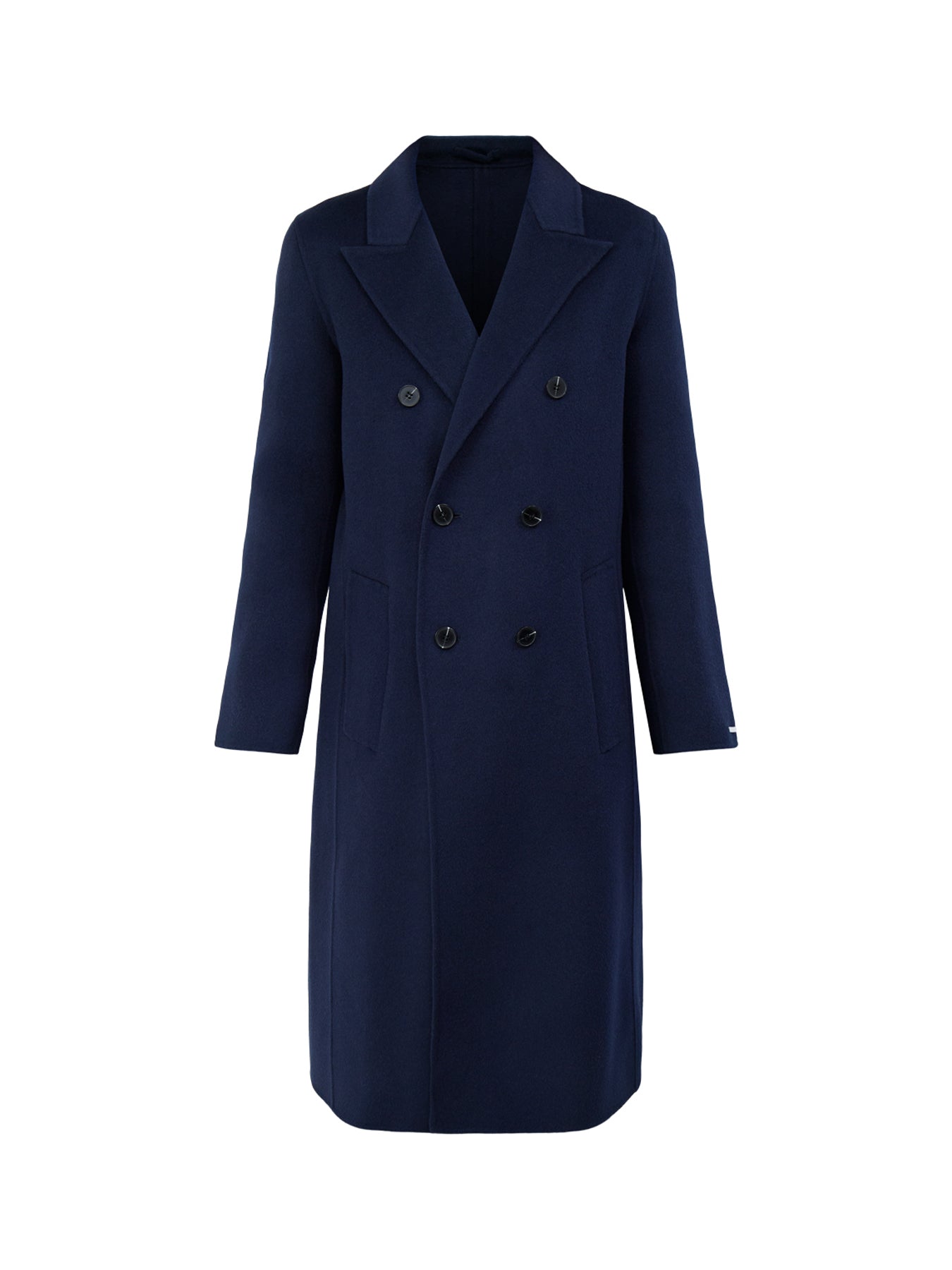 Laghi Long Wool Coat Navy