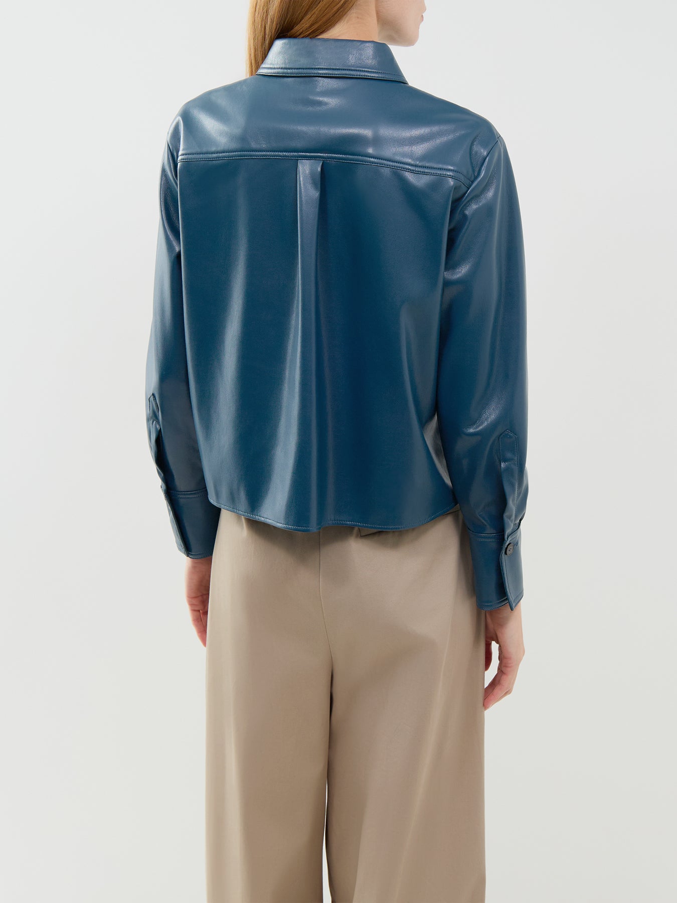 Albata Button-Neck Sweater Blue