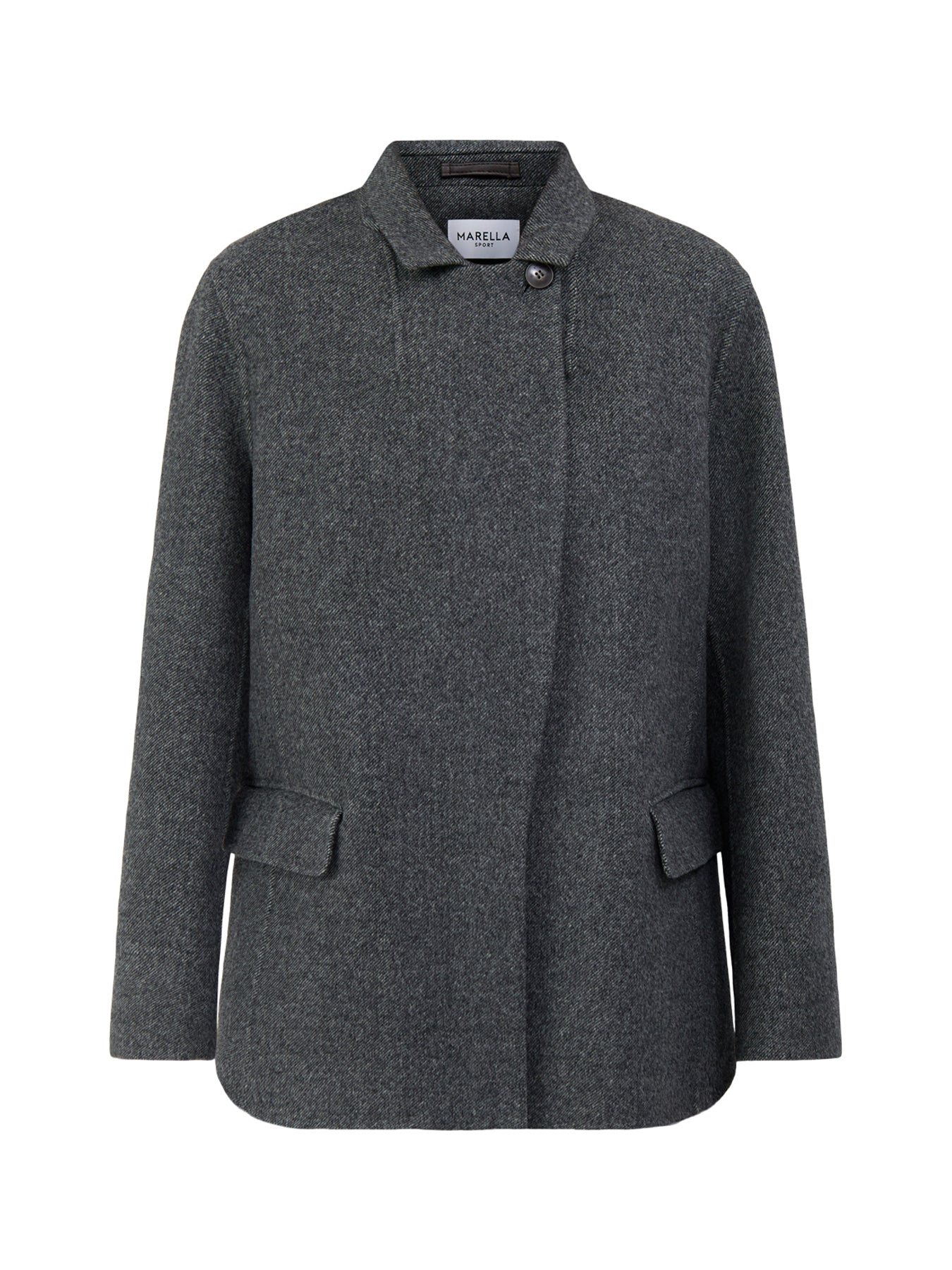 Colimbo Wool Short Coat Dark Grey