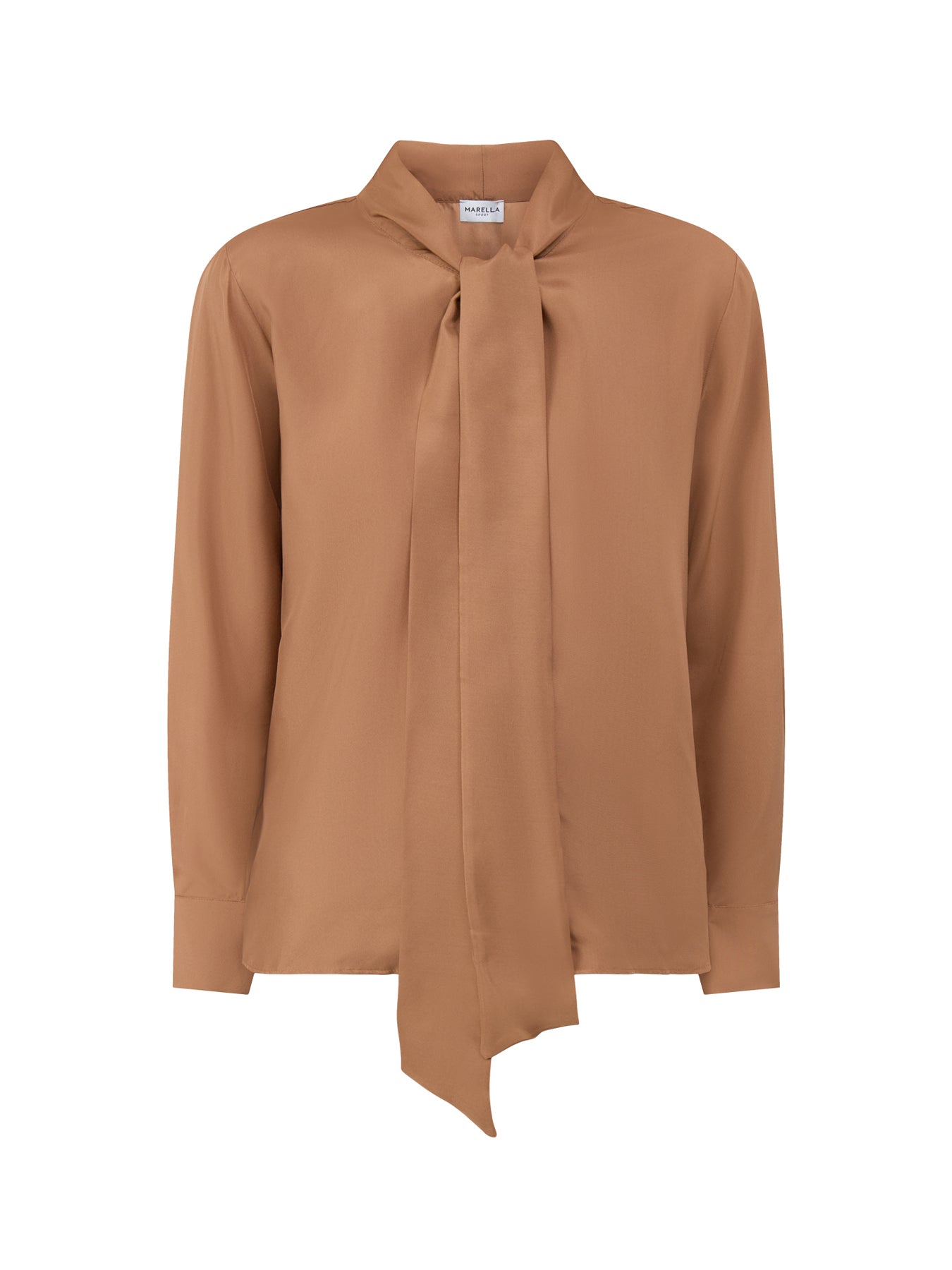 Kabala Silk Blouse Tobacco Brown
