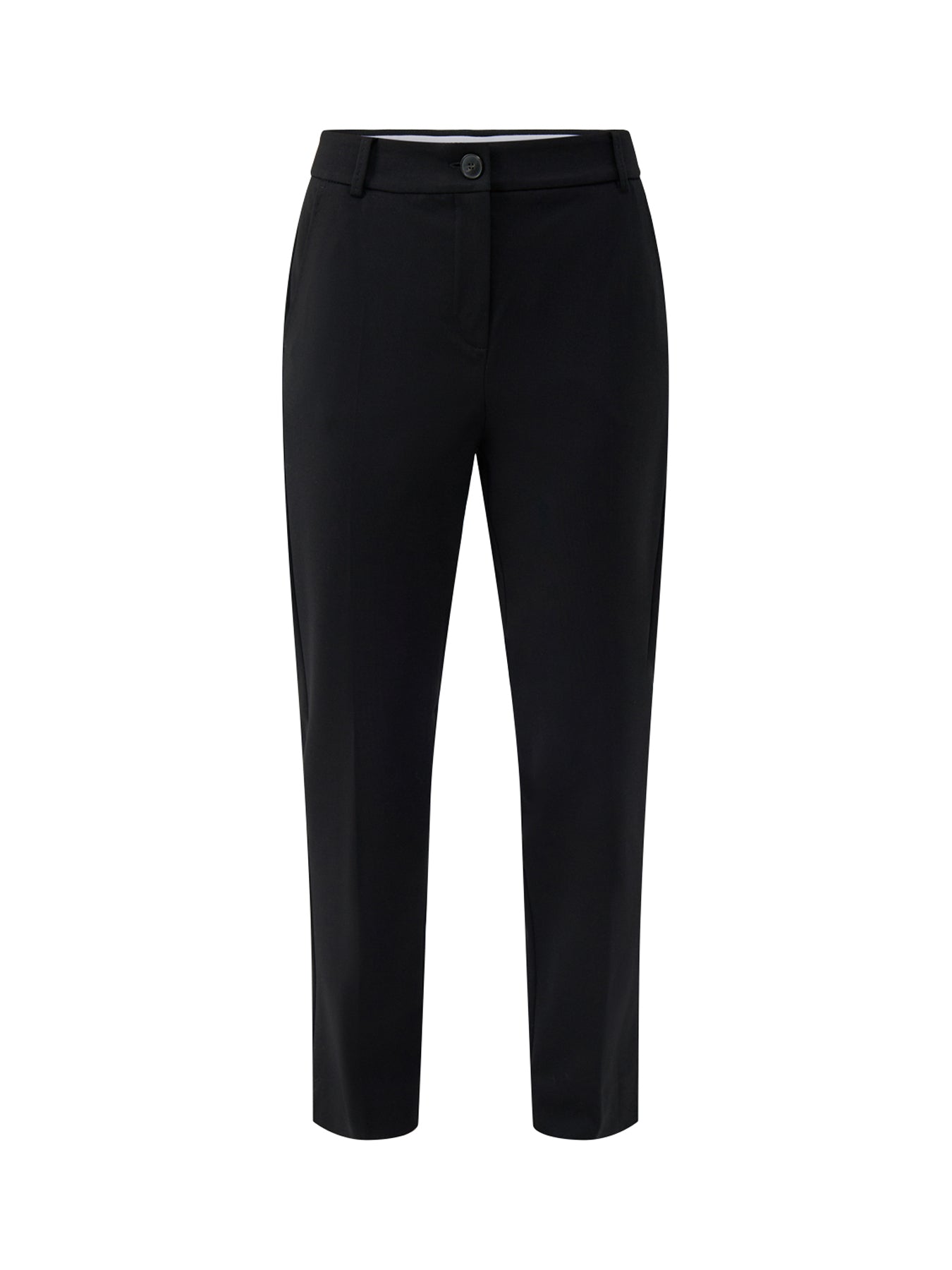 Paese Jersey Cropped Trousers Black