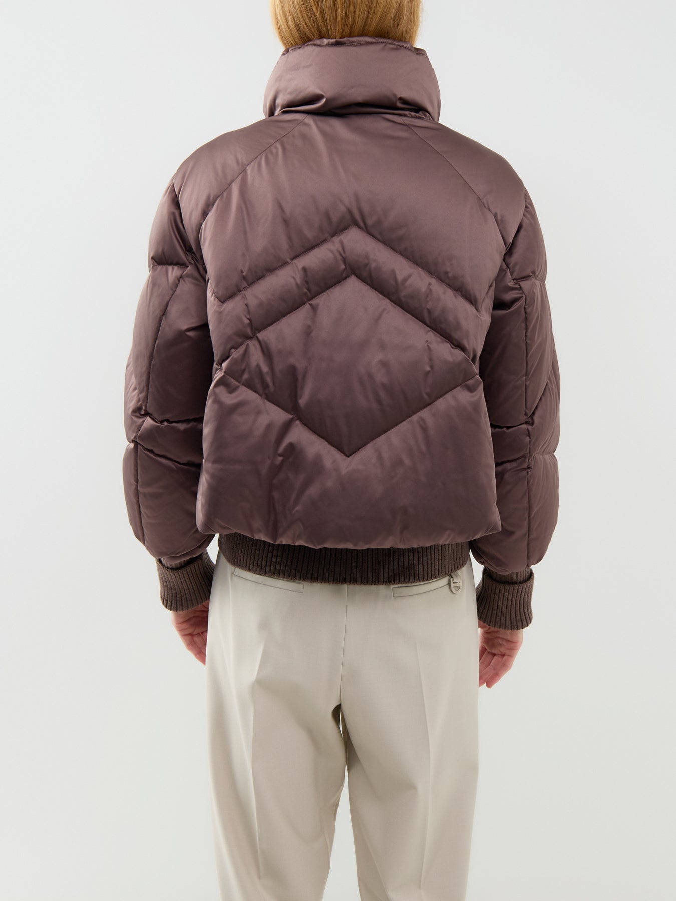 Buono Quilted Jacket Brown