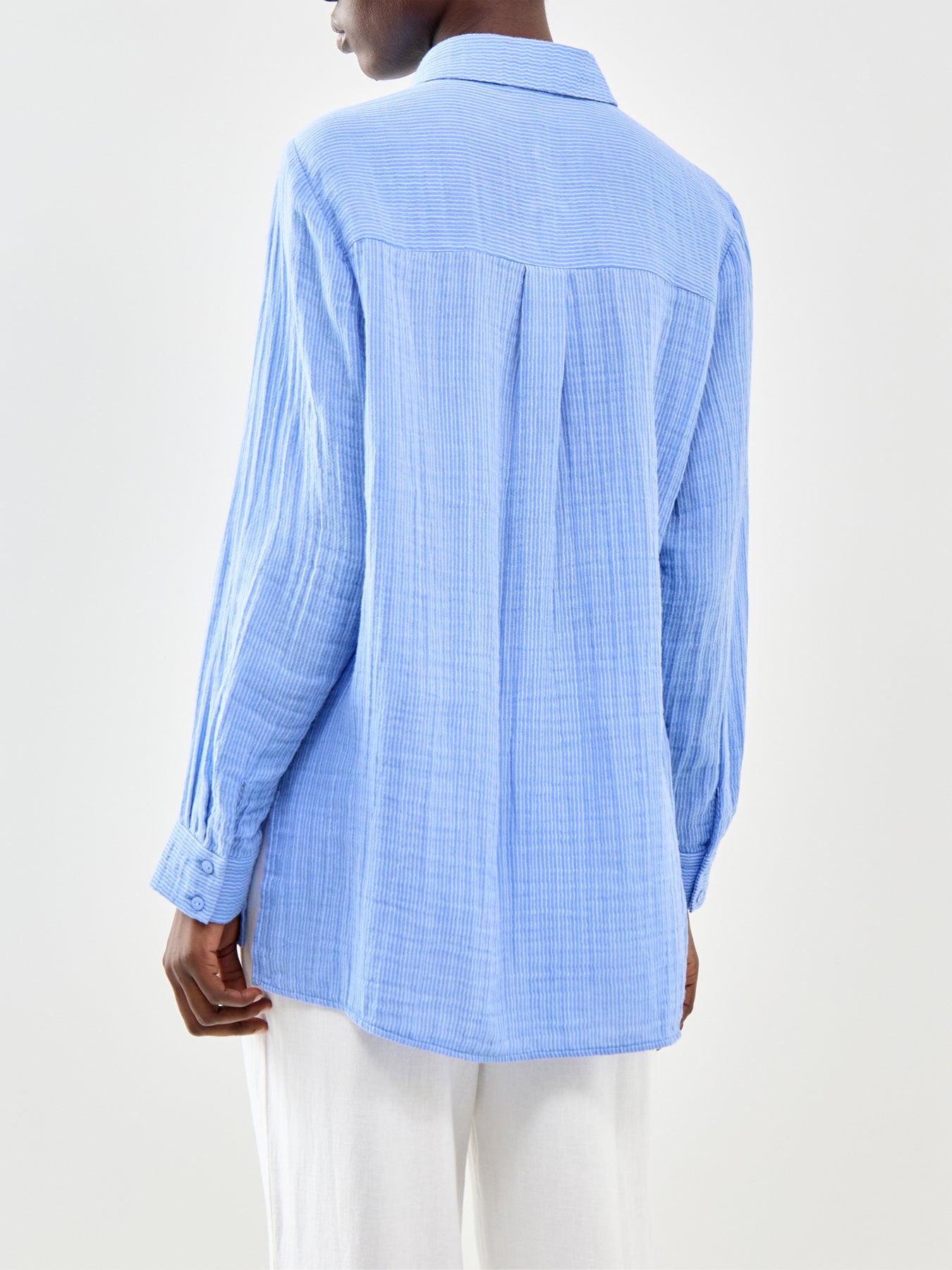 Classic Collar Easy Shirt Blue