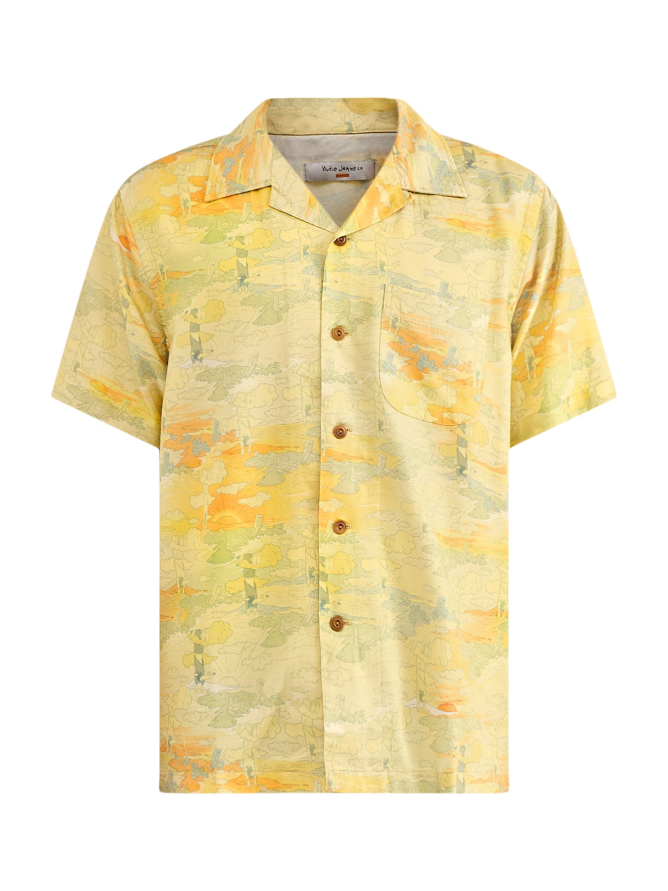 Arvid Hawaii Shirt Drift Away Yellow