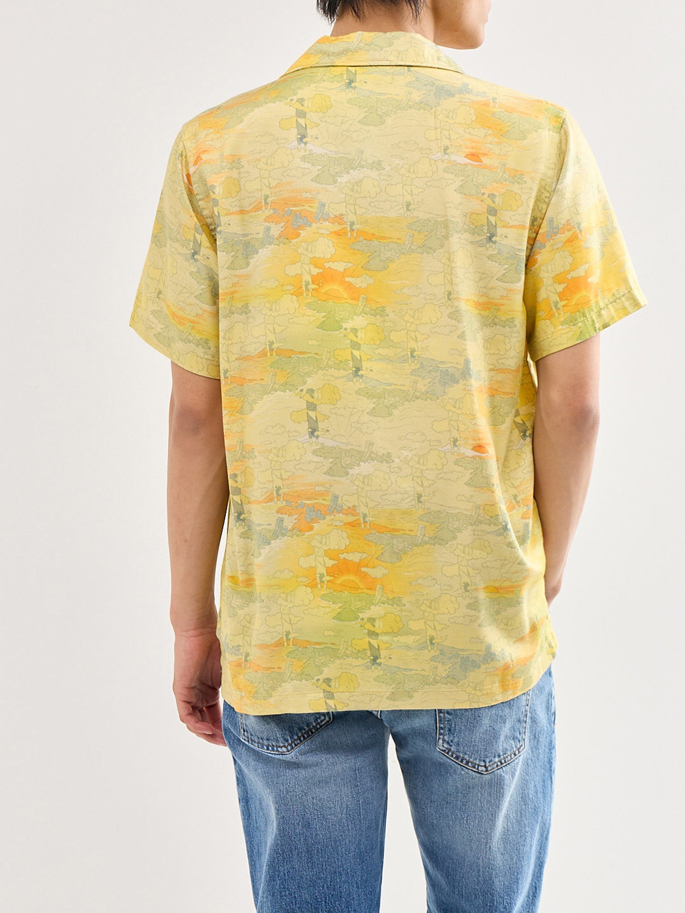 Arvid Hawaii Shirt Drift Away Yellow