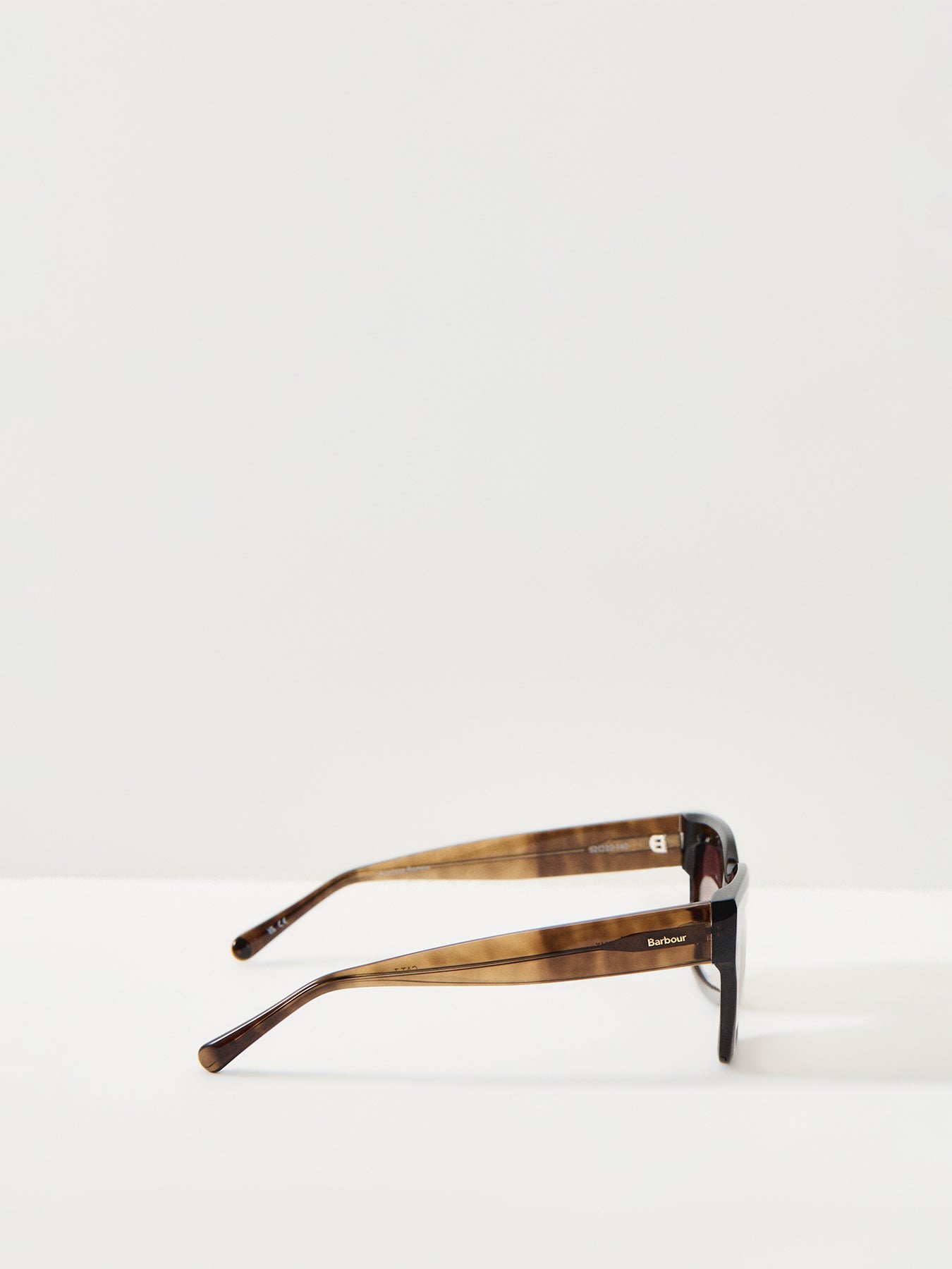 BAS3091122 Square Eye Patterned Sunglasses Brown