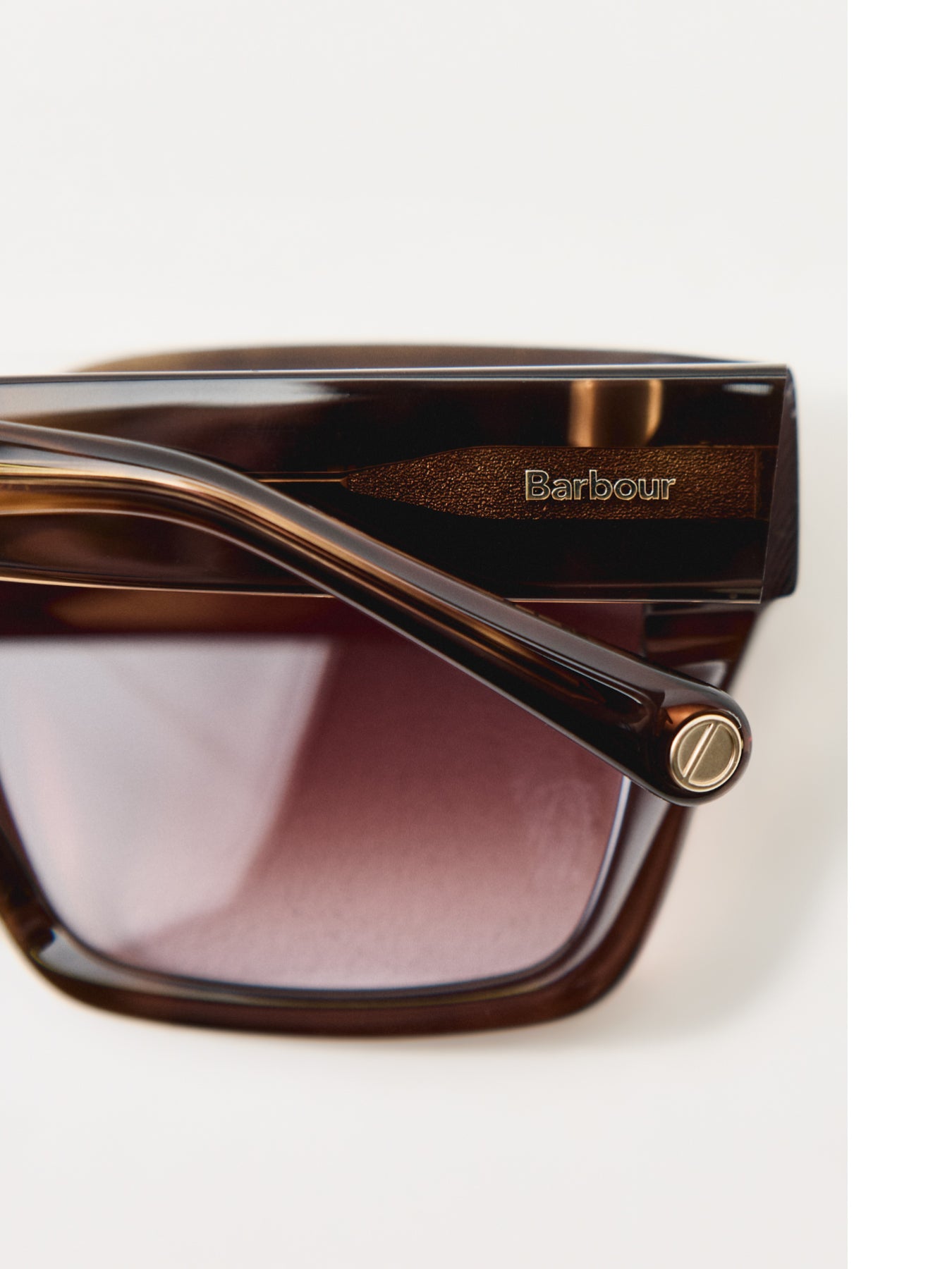 BAS3091122 Square Eye Patterned Sunglasses Brown