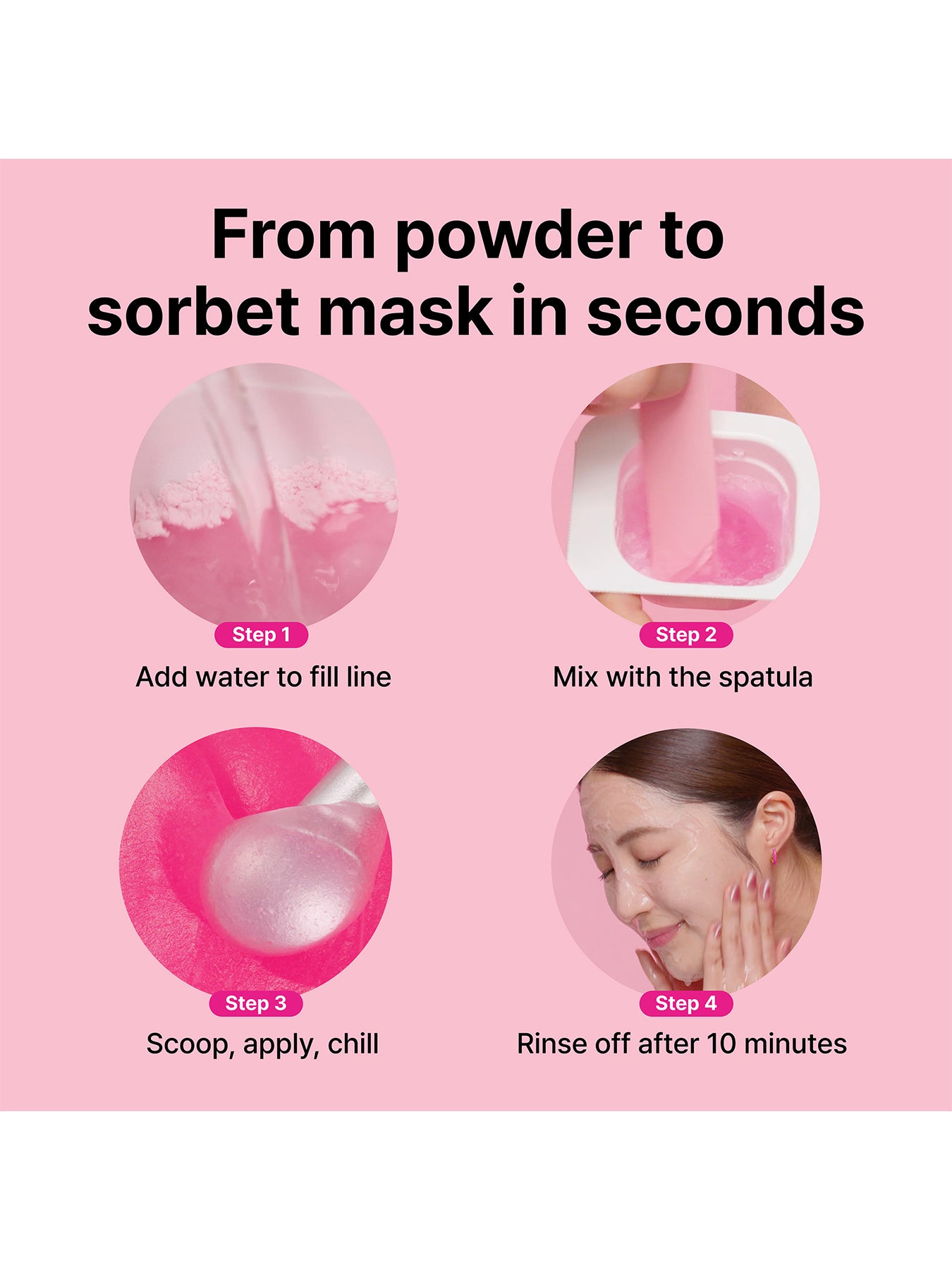 Cryo Sorbet Icy Facial Mask 4 Pack