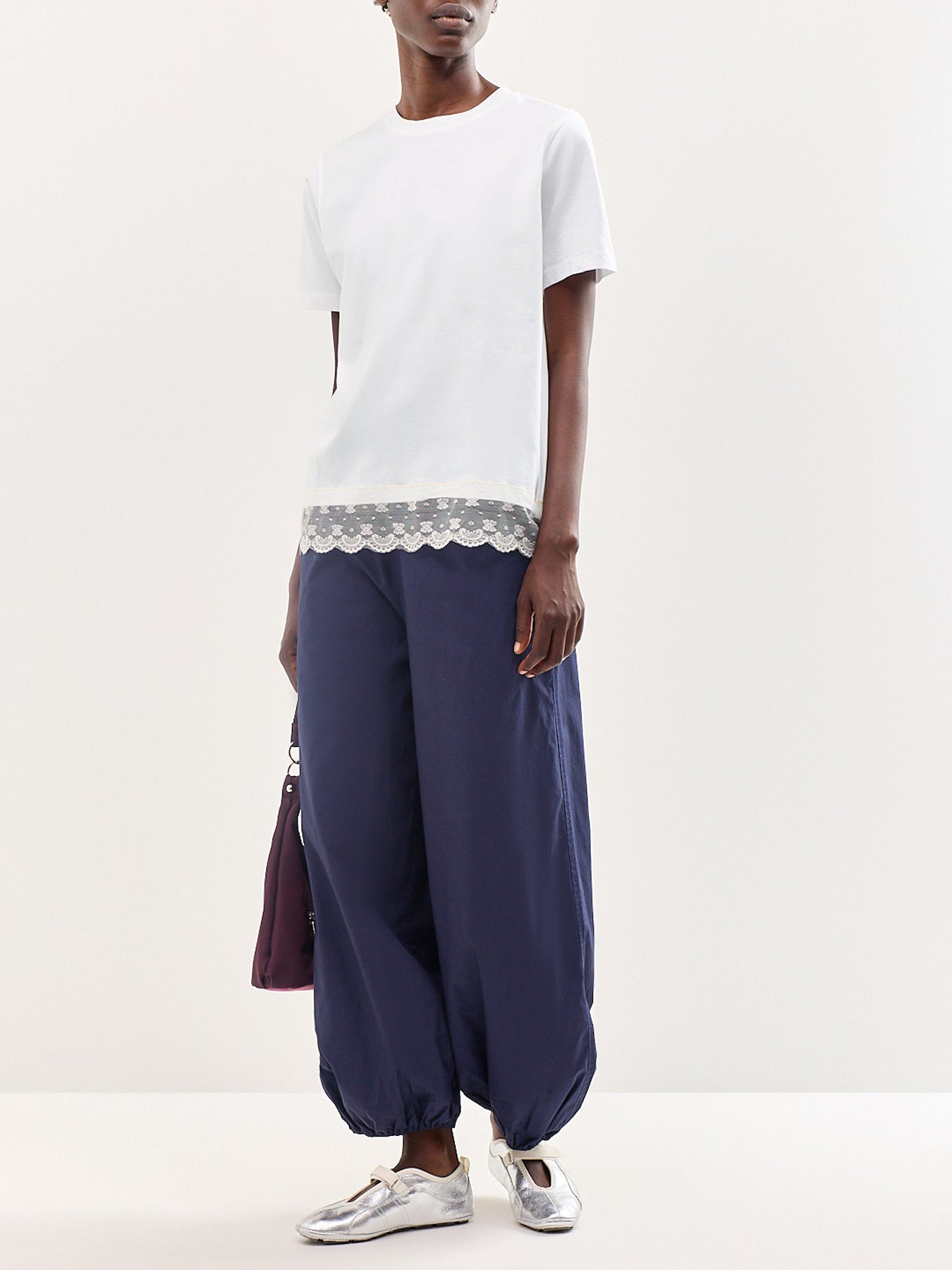 Sam Lace T-Shirt White