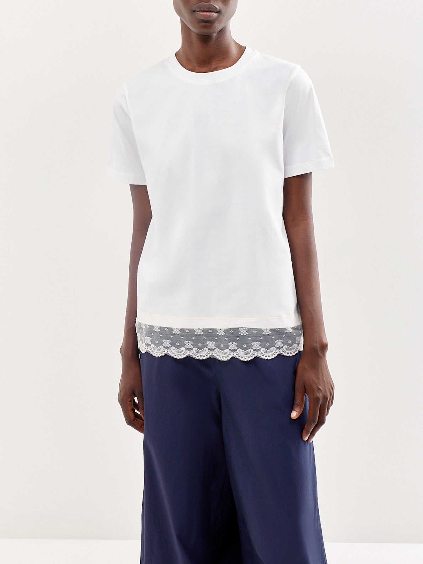 Sam Lace T-Shirt White