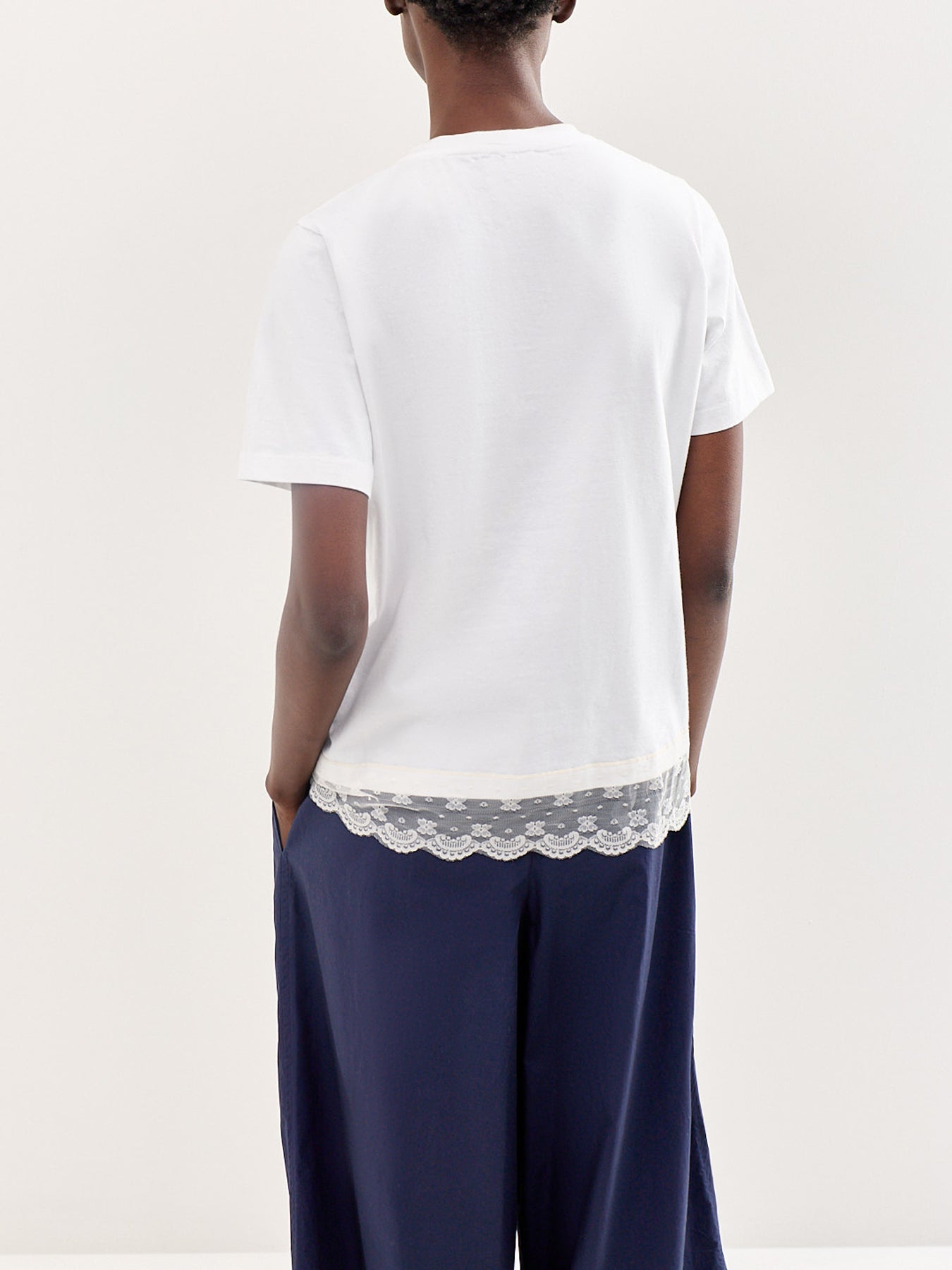 Sam Lace T-Shirt White