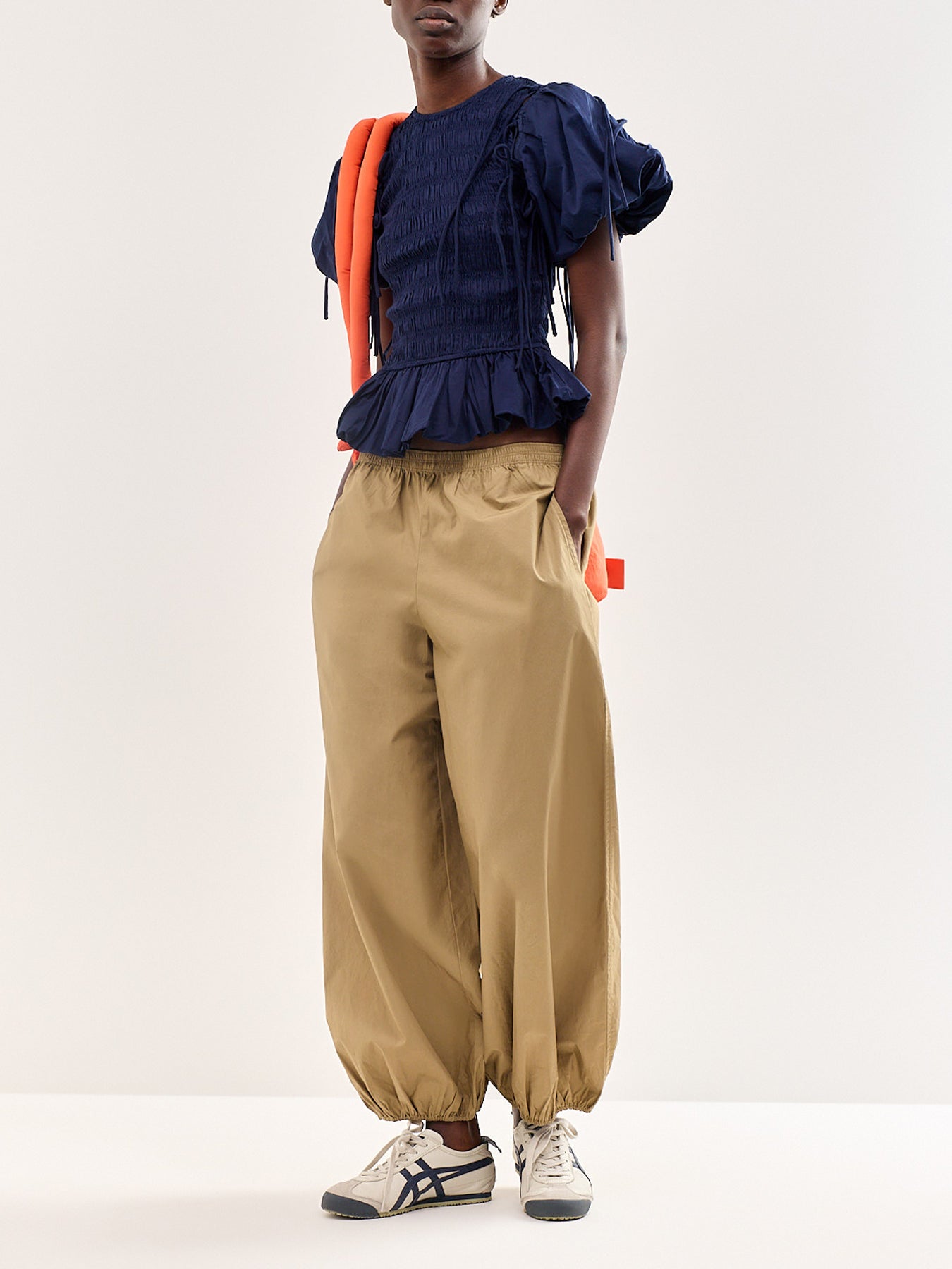 Caro Baggy Trousers Green
