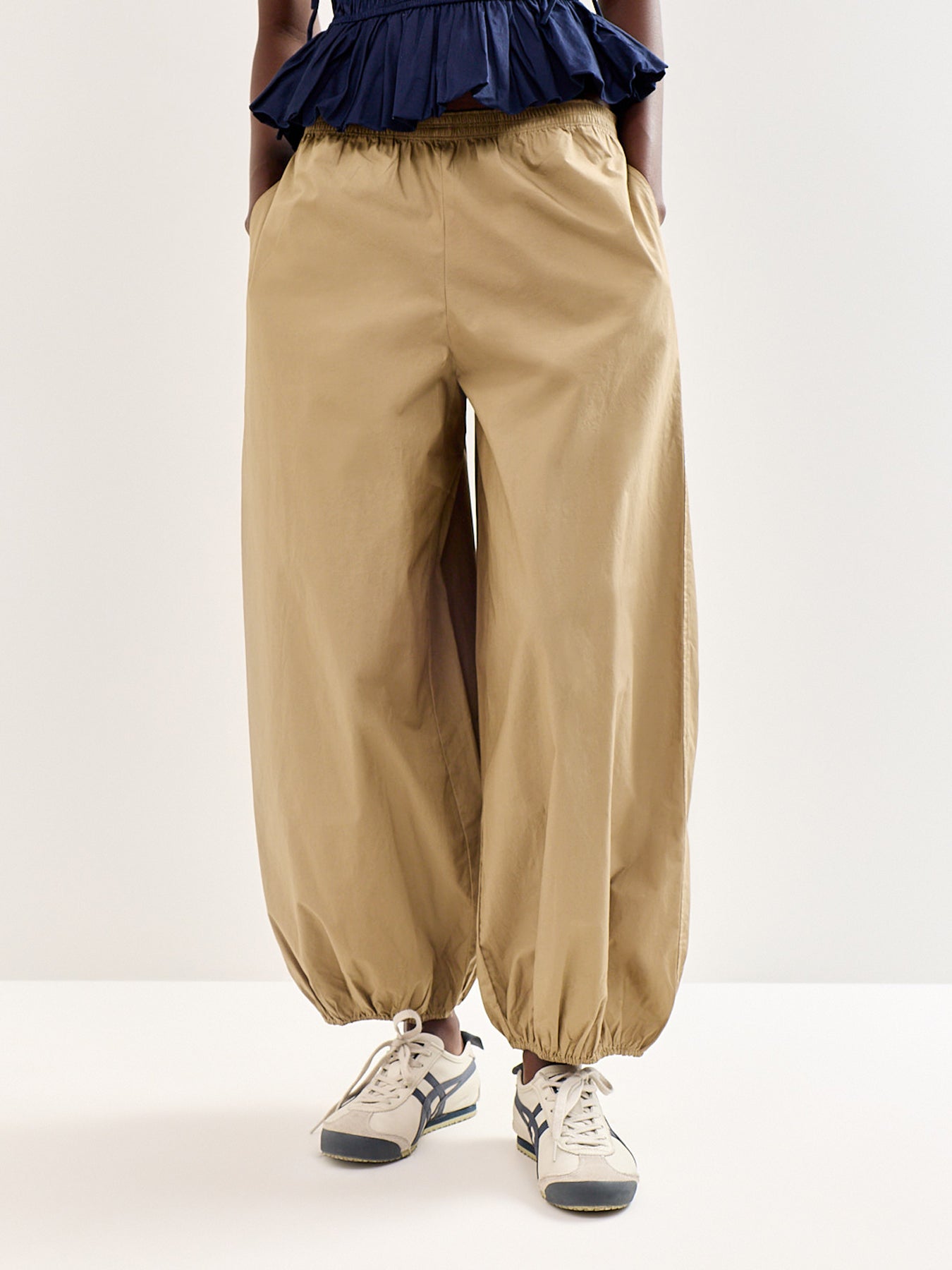 Caro Baggy Trousers Green