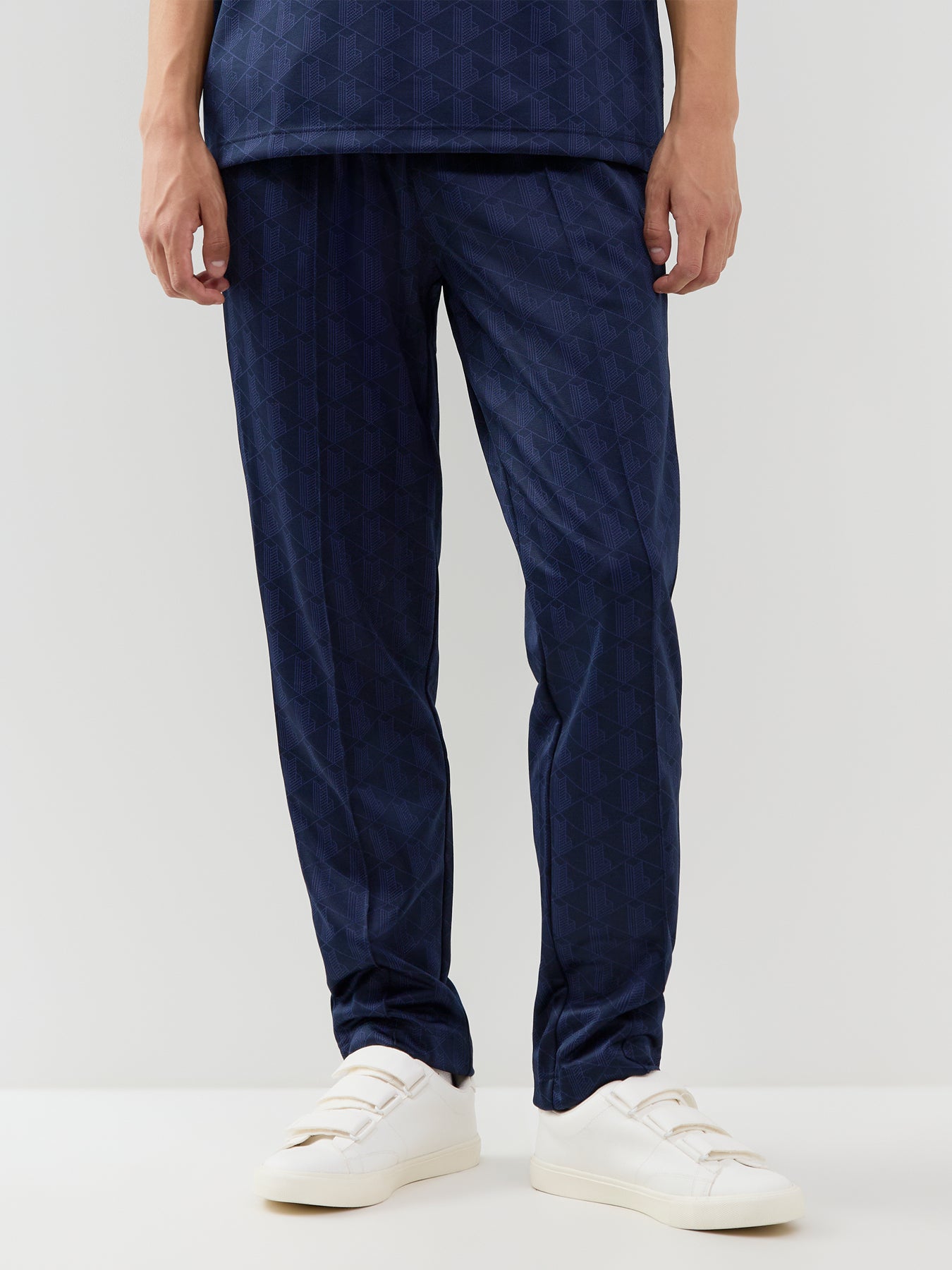 Monogram Track Trousers - Navy
