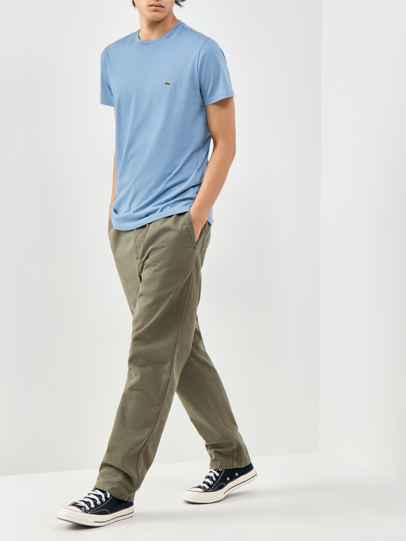Pima Cotton T-Shirt Blue