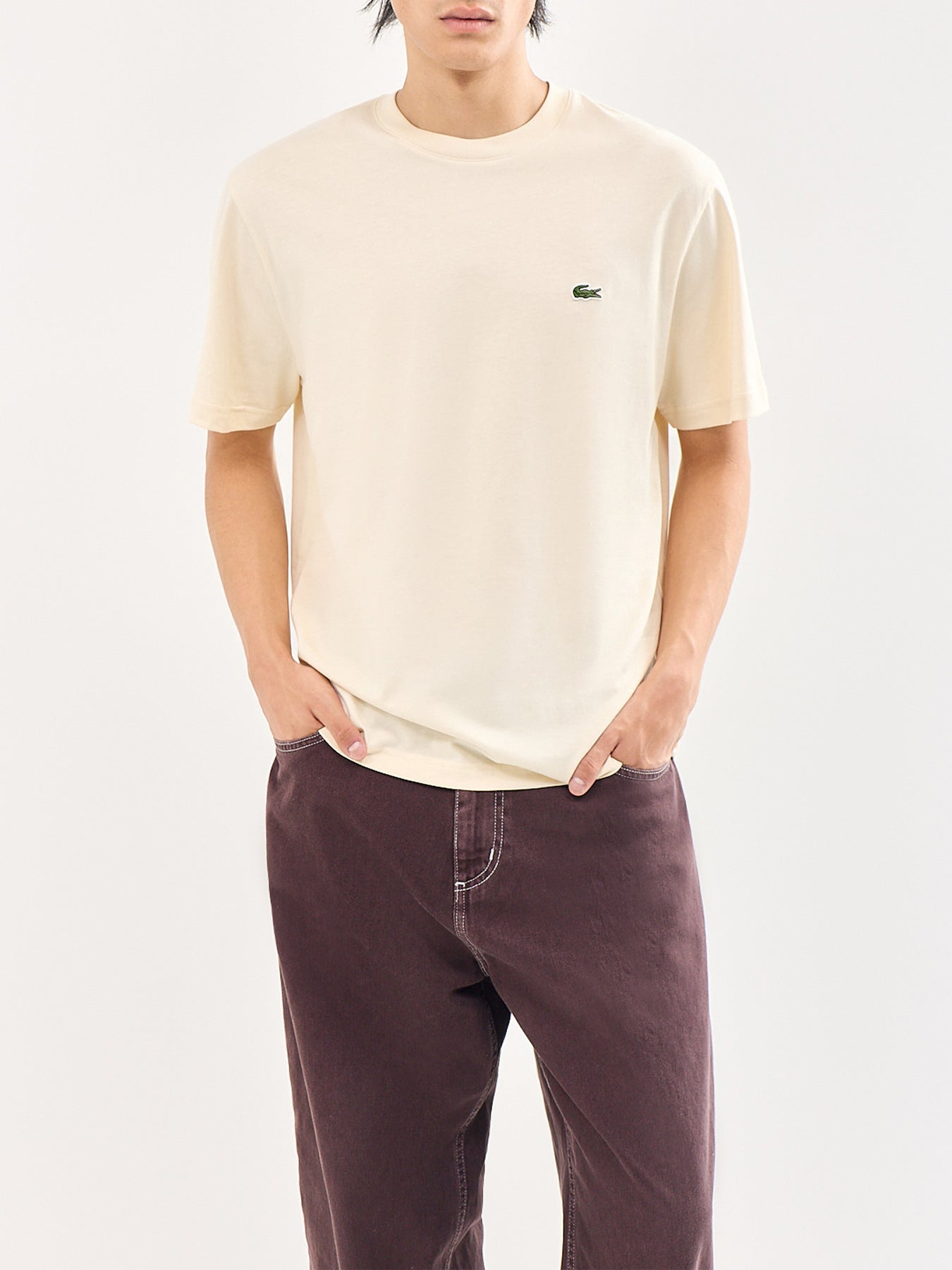 Classic Fit Pima T-Shirt Cream