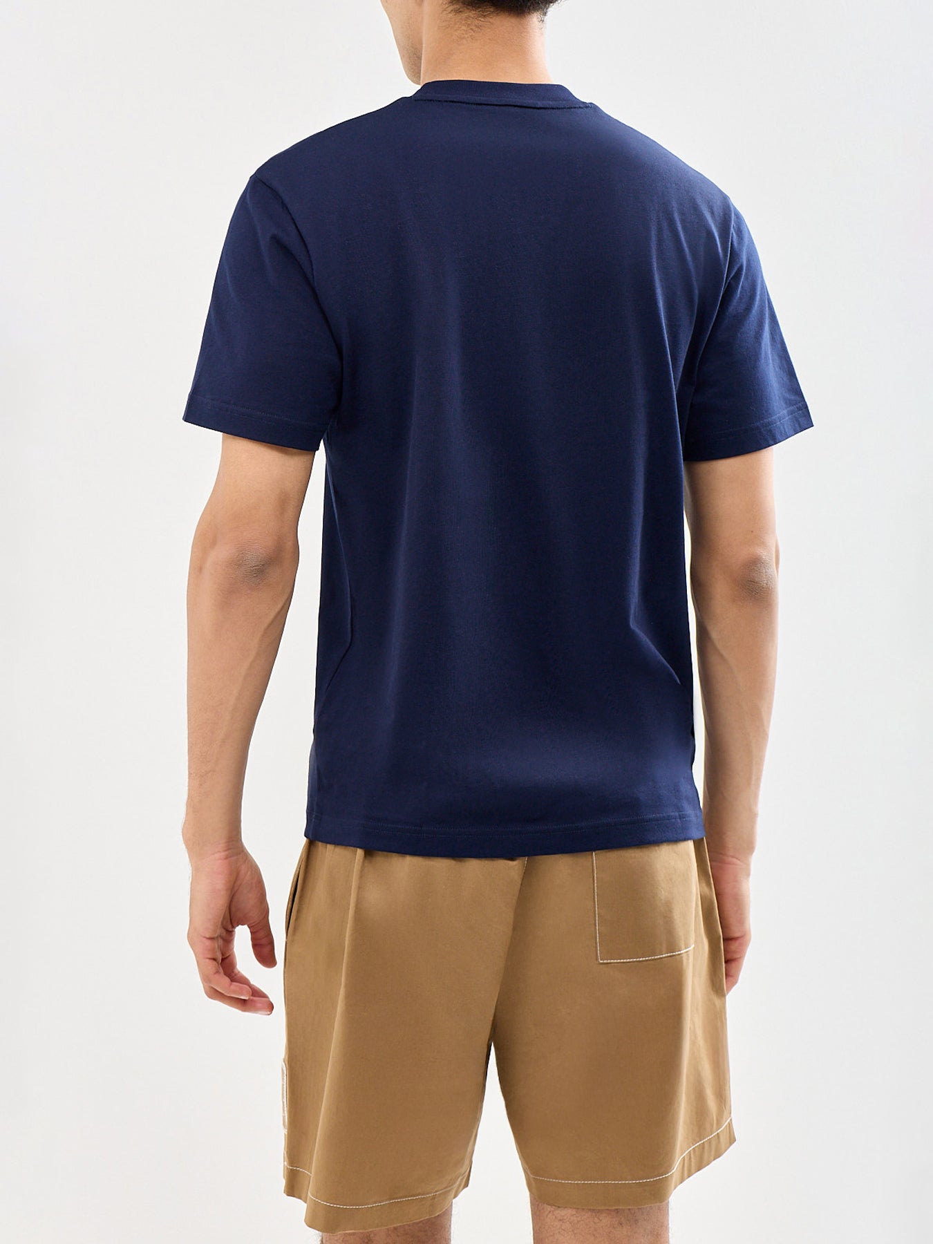 Classic Fit Pima Cotton T-Shirt Navy