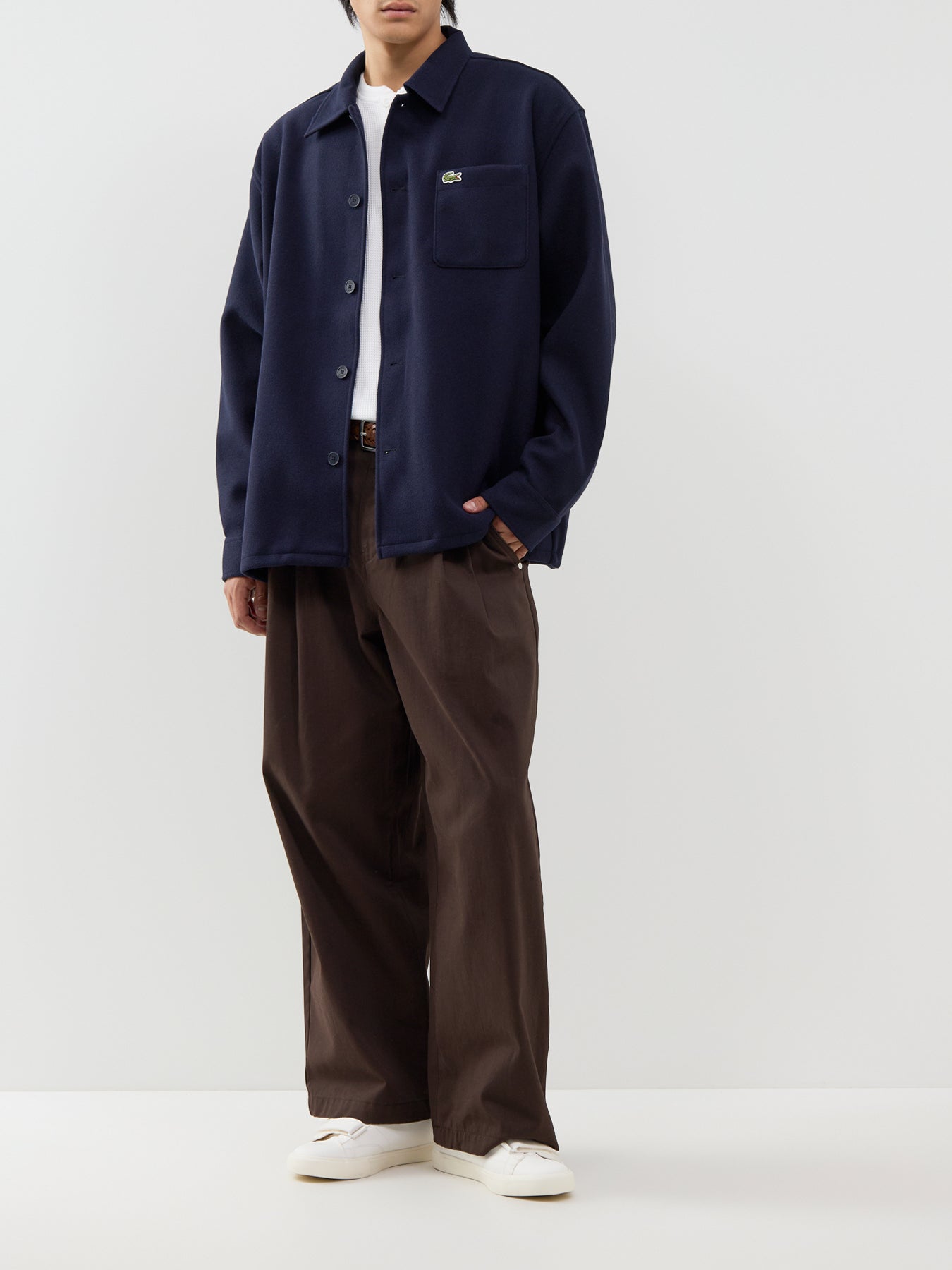 Fleece Overshirt - Dark Navy