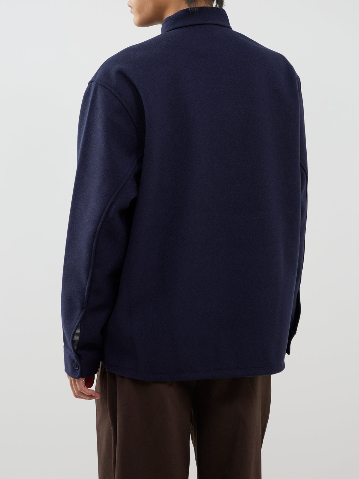 Fleece Overshirt - Dark Navy