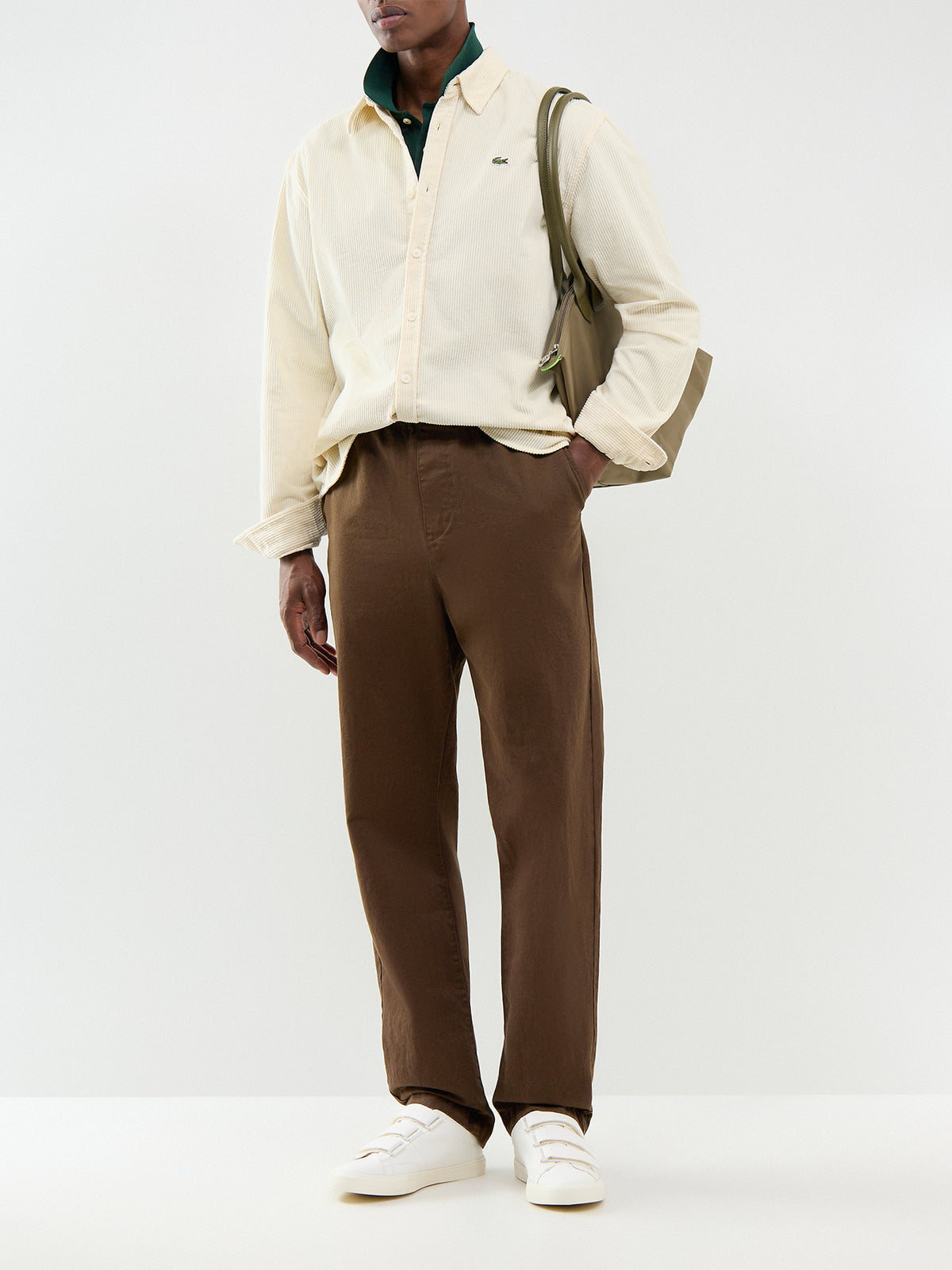 Cotton Corduroy Long-Sleeved Shirt