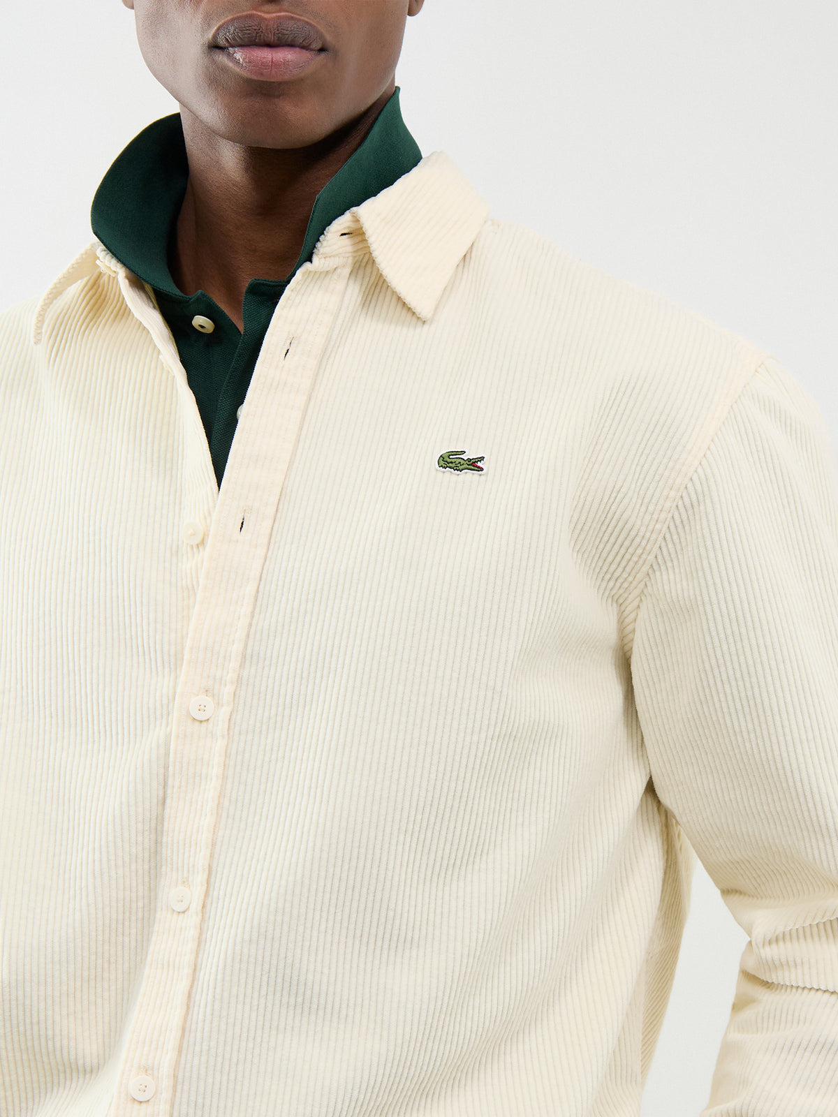 Cotton Corduroy Long-Sleeved Shirt