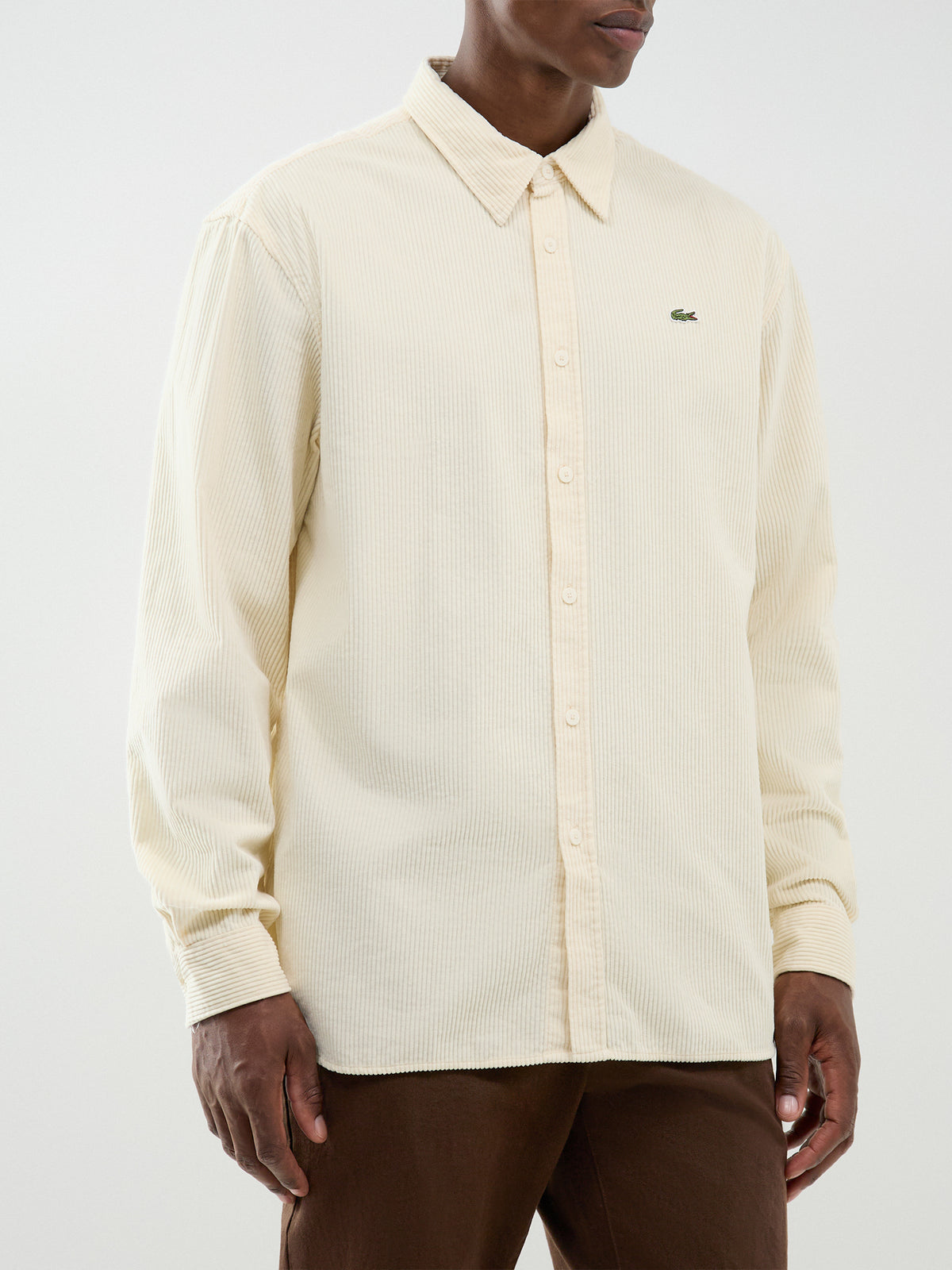 Cotton Corduroy Long-Sleeved Shirt