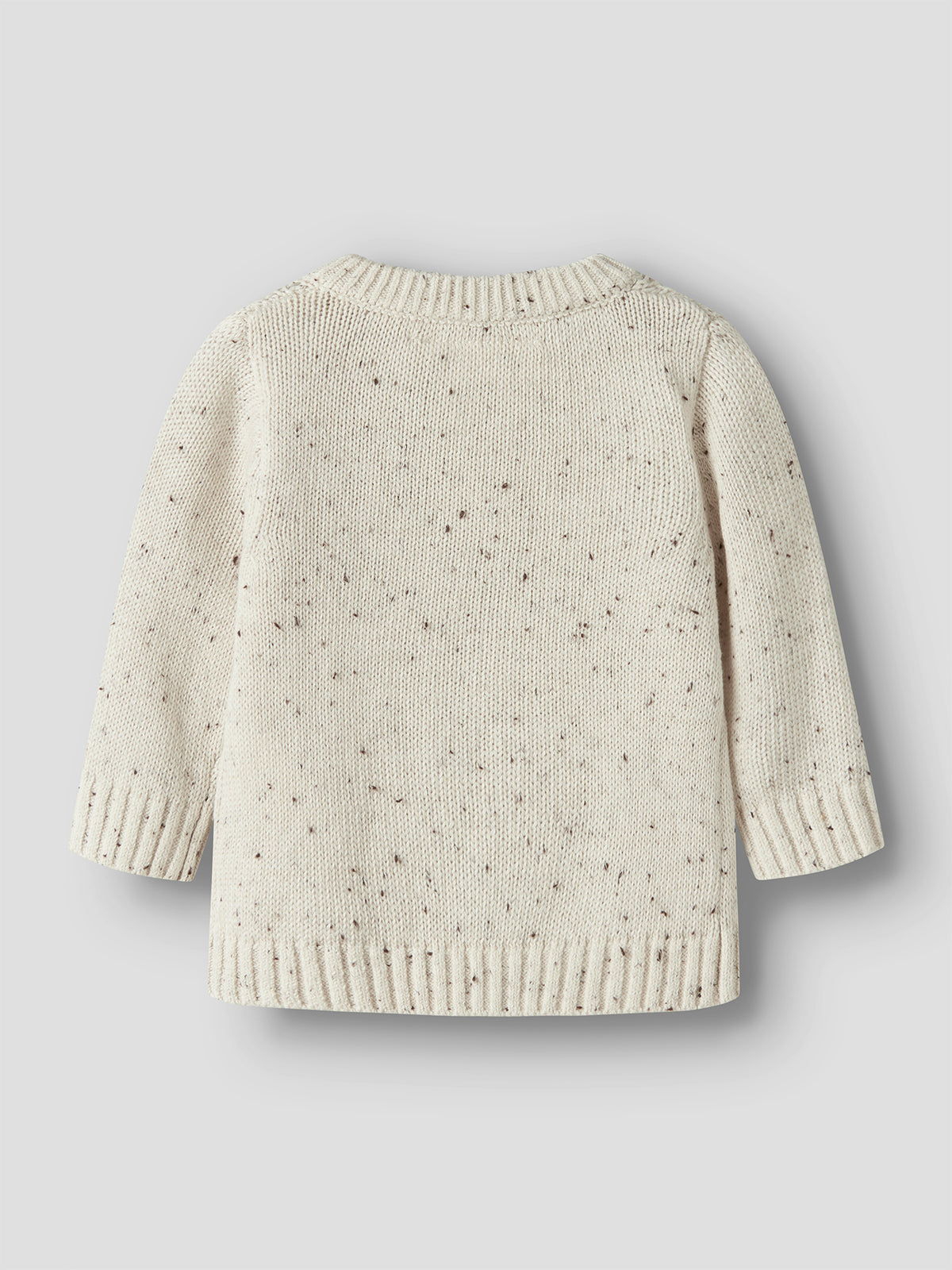 Baby Galto Kai Organic Cotton Long-Sleeved Knitted Top - Turtledove