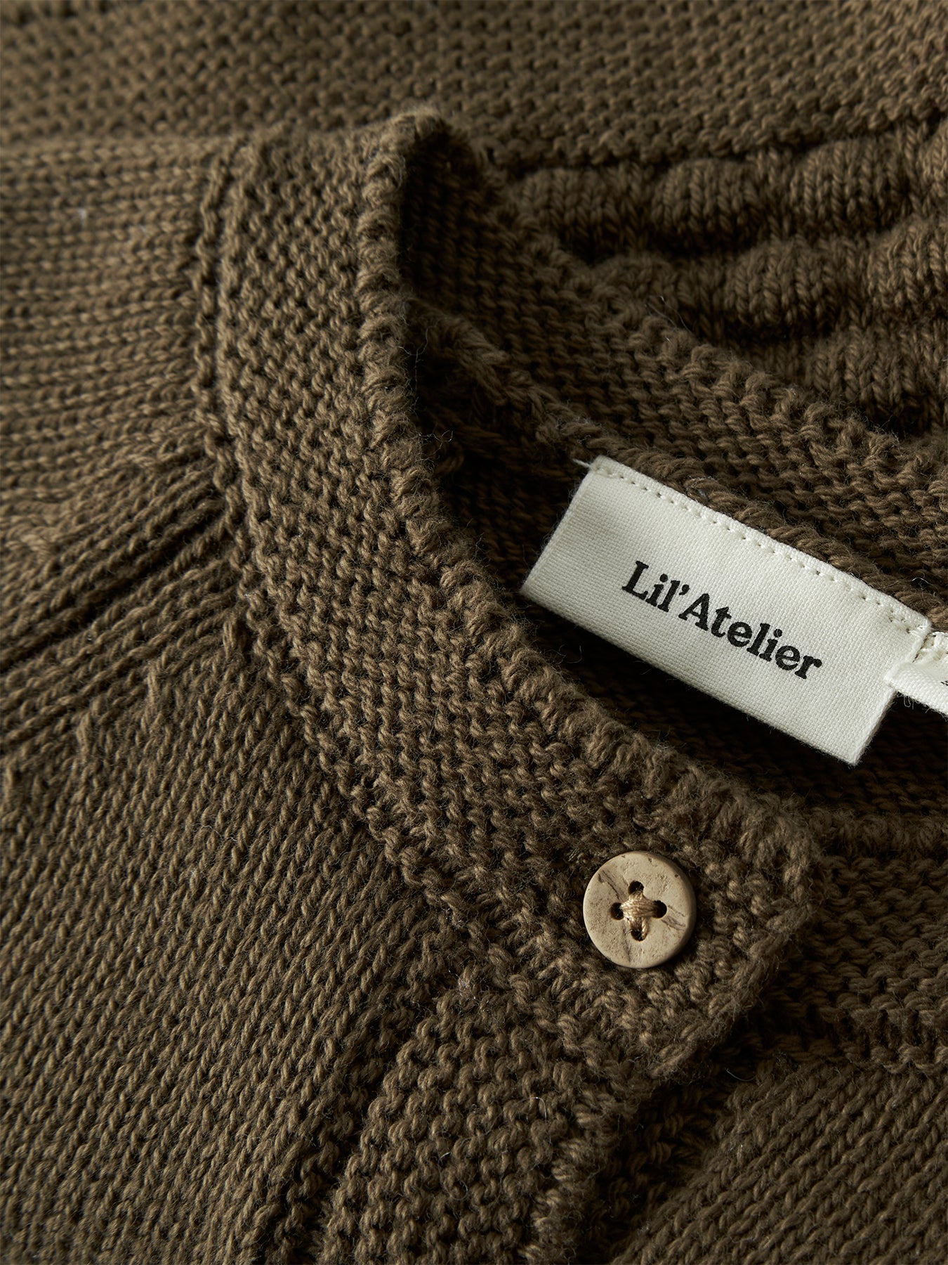 Organic Cotton Knitted Cardigan