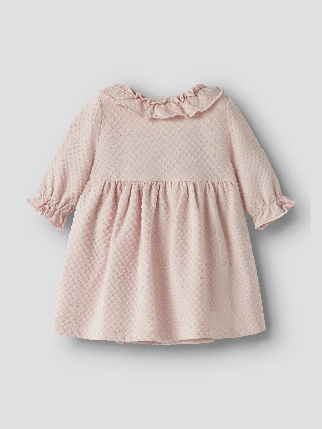 Noel Organic Cotton Long Sleeve Body Dress Pink