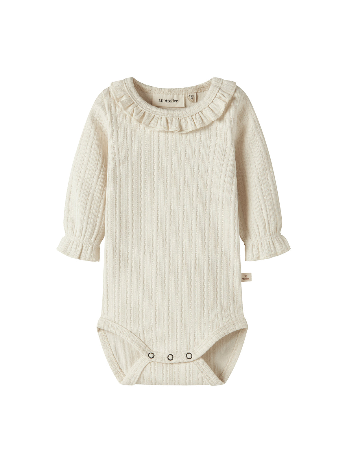 Baby Onela Long-Sleeved Slim Fit Bodysuit - Turtledove
